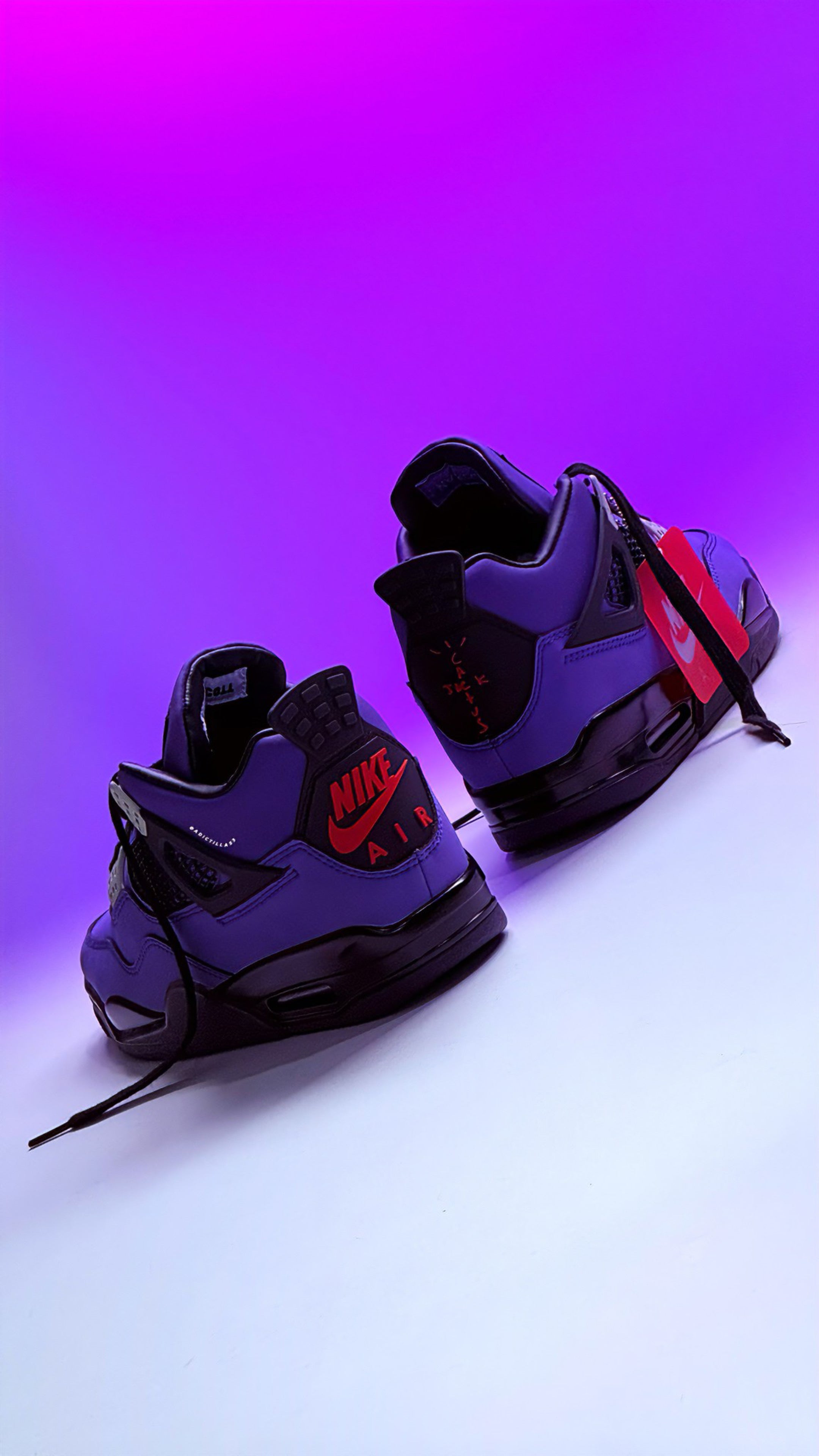 Jordan 4 Travis Scott Purple  “ Friends & Family “