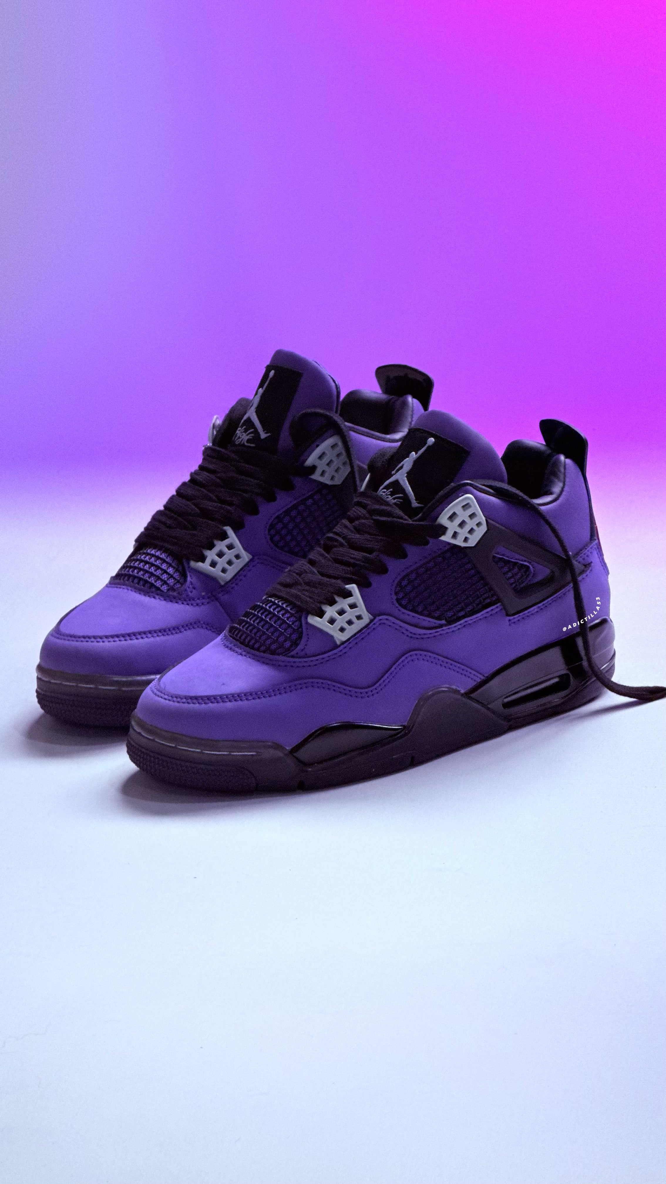 Jordan 4 Travis Scott Purple  “ Friends & Family “