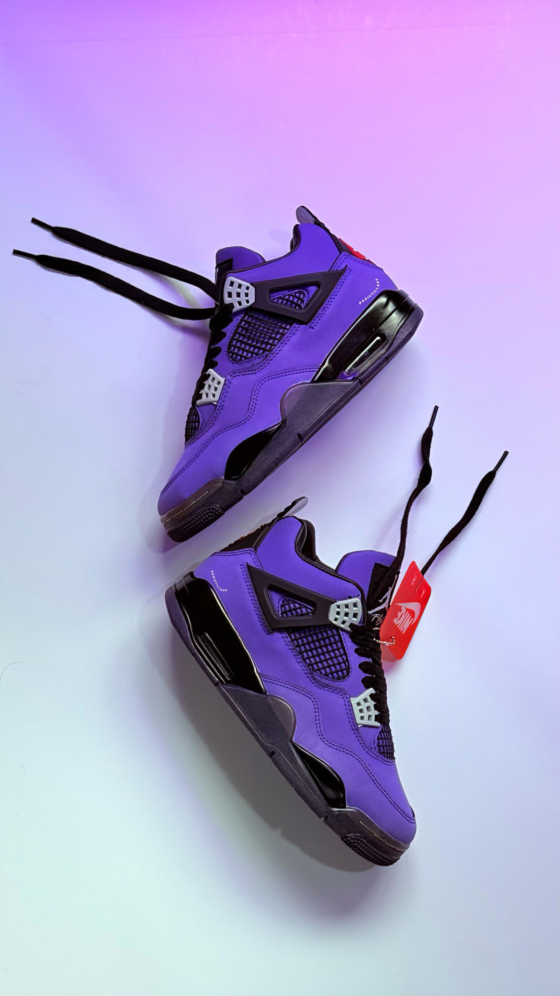 Jordan 4 Travis Scott Purple  “ Friends & Family “
