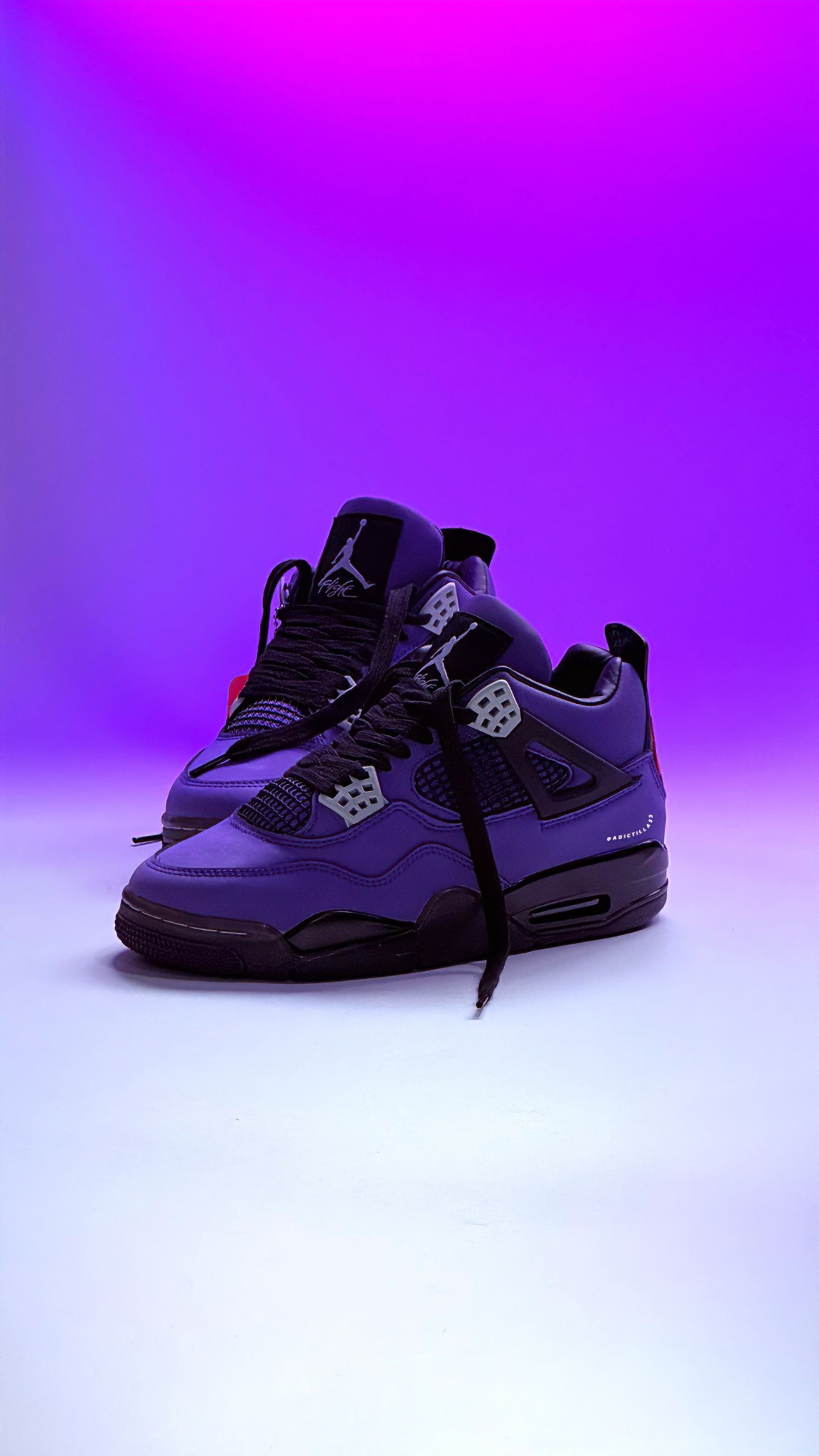 Jordan 4 Travis Scott Purple  “ Friends & Family “
