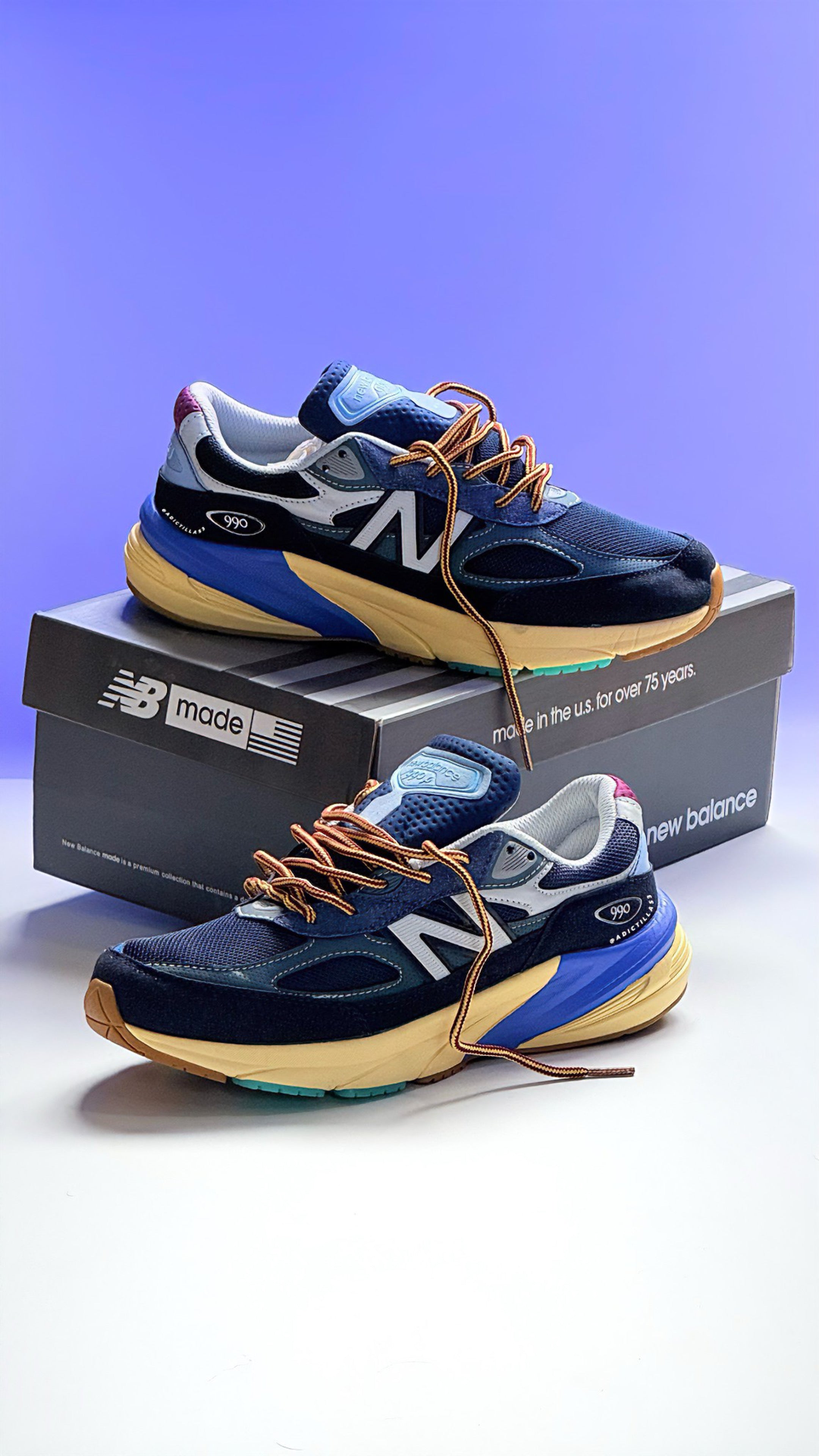 New Balance 990v6 Action Bronson Lapis Lazuli