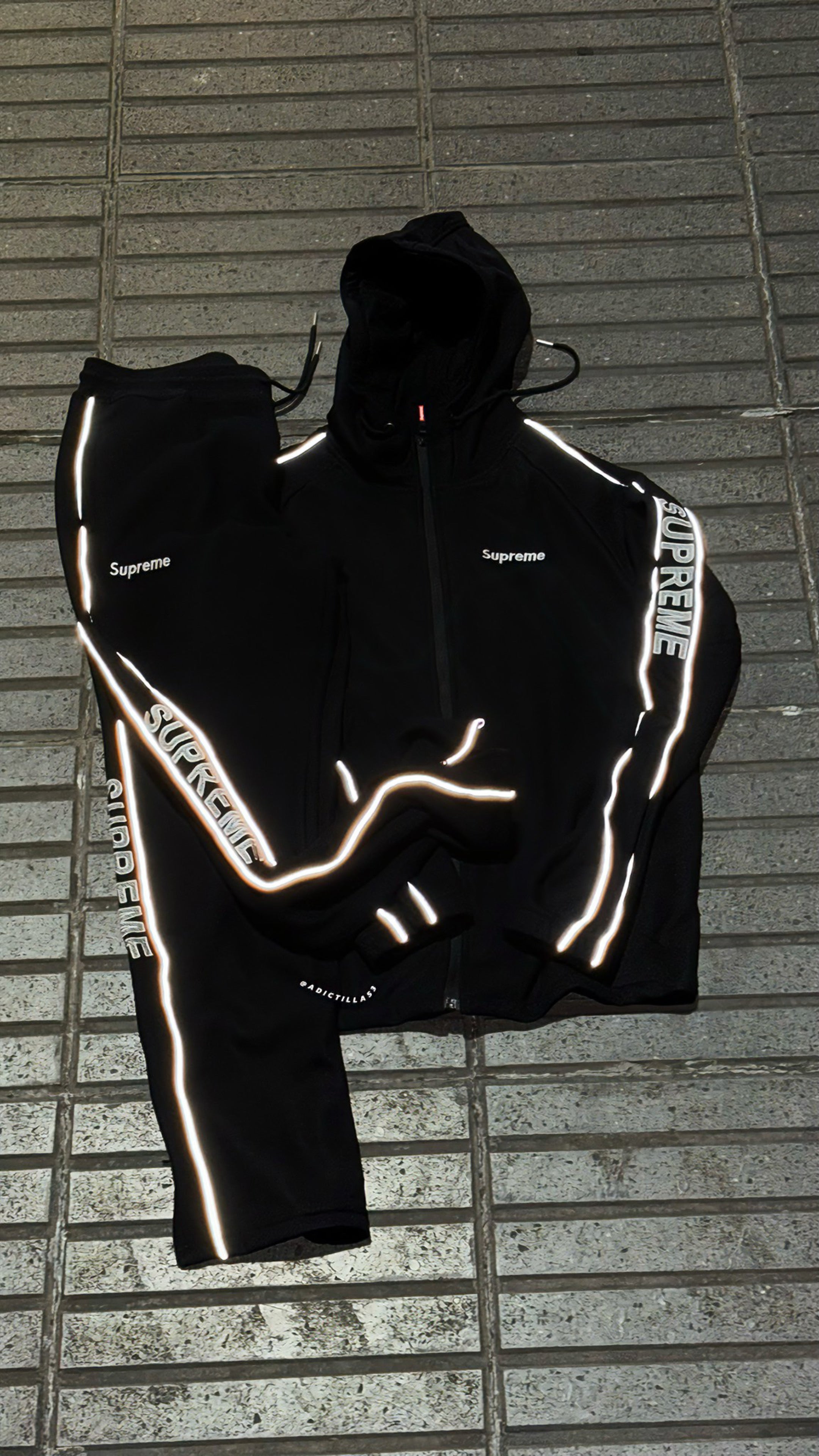 Sudadera Supreme Reflective