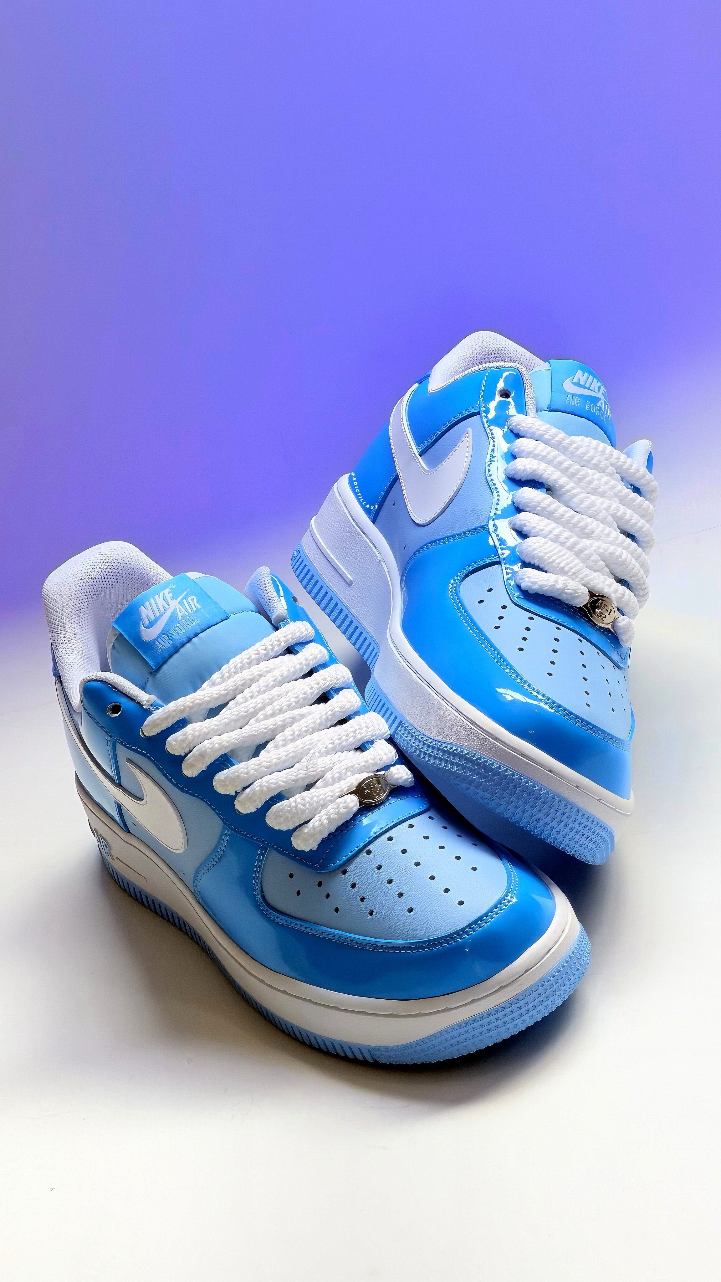 Nike AF1  "Psychic Blue Patent"