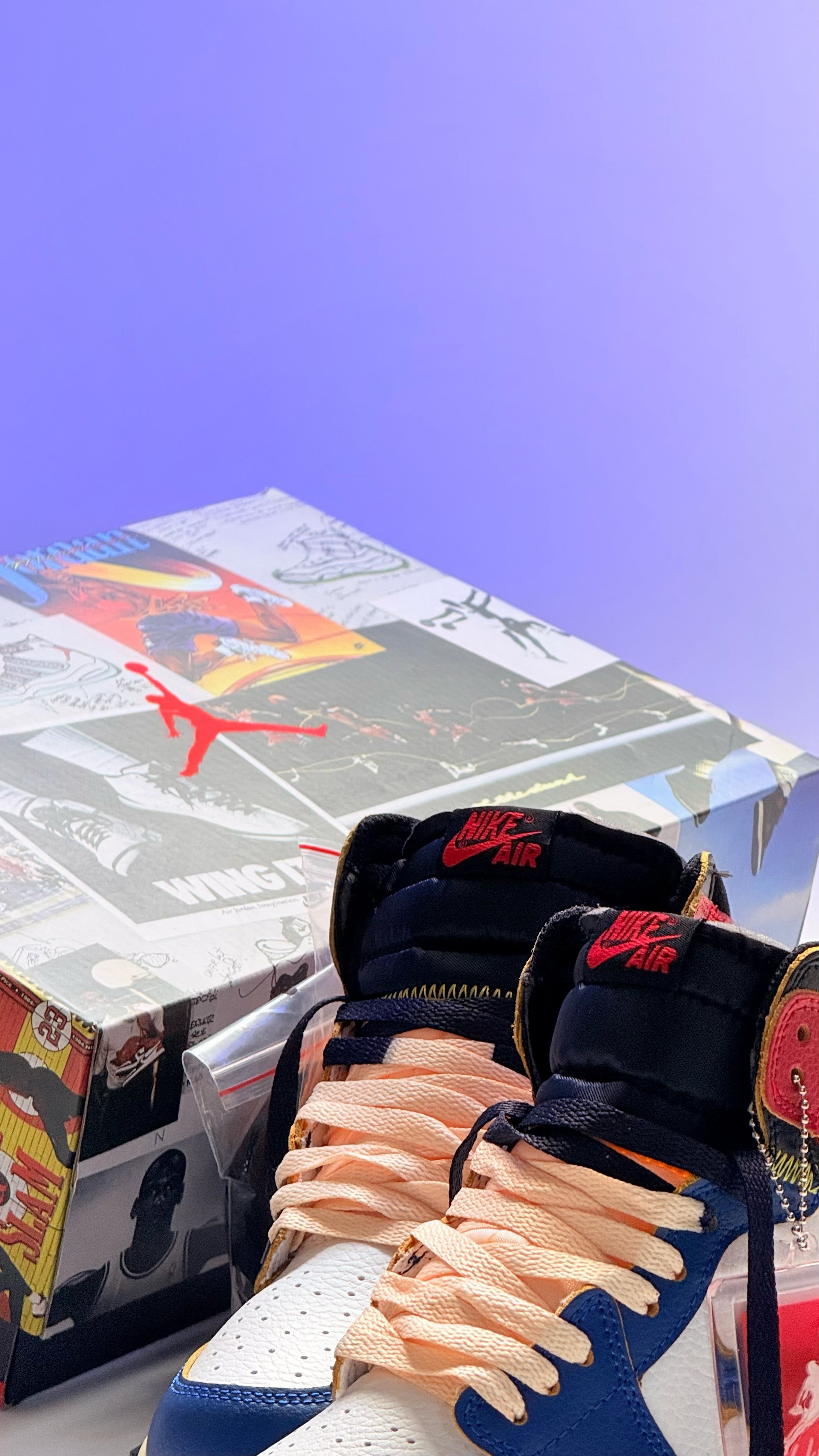 Air Jordan 1 x Union LA High Blue Toe