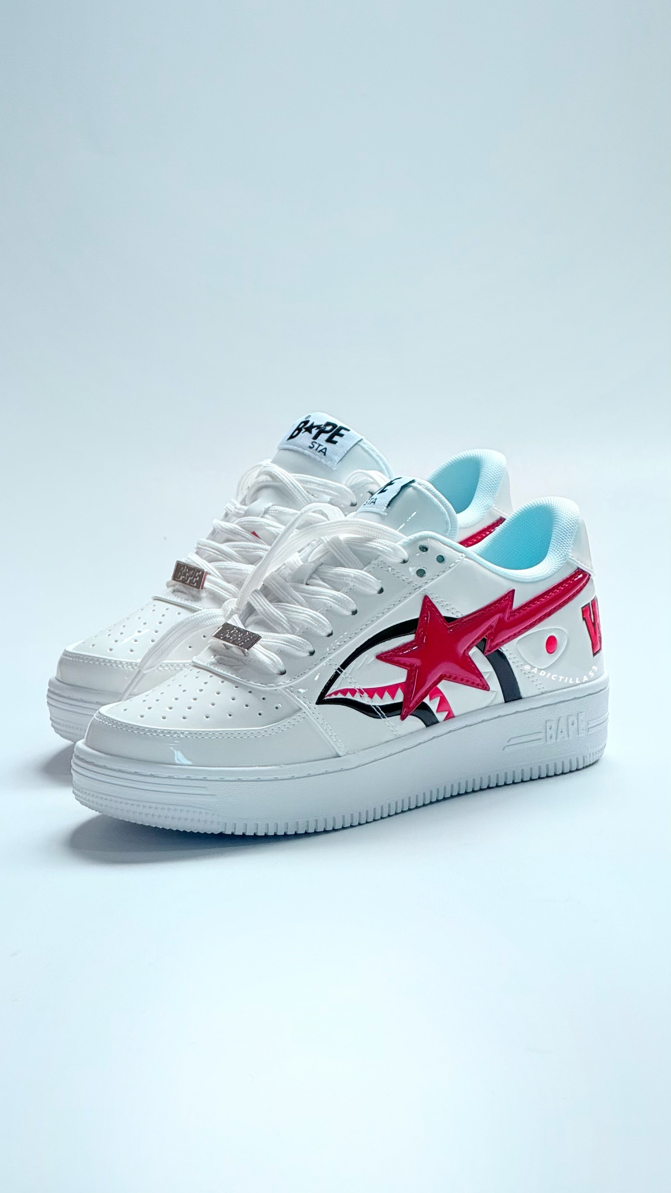 A Bathing Ape BAPE Sta Low Shark White