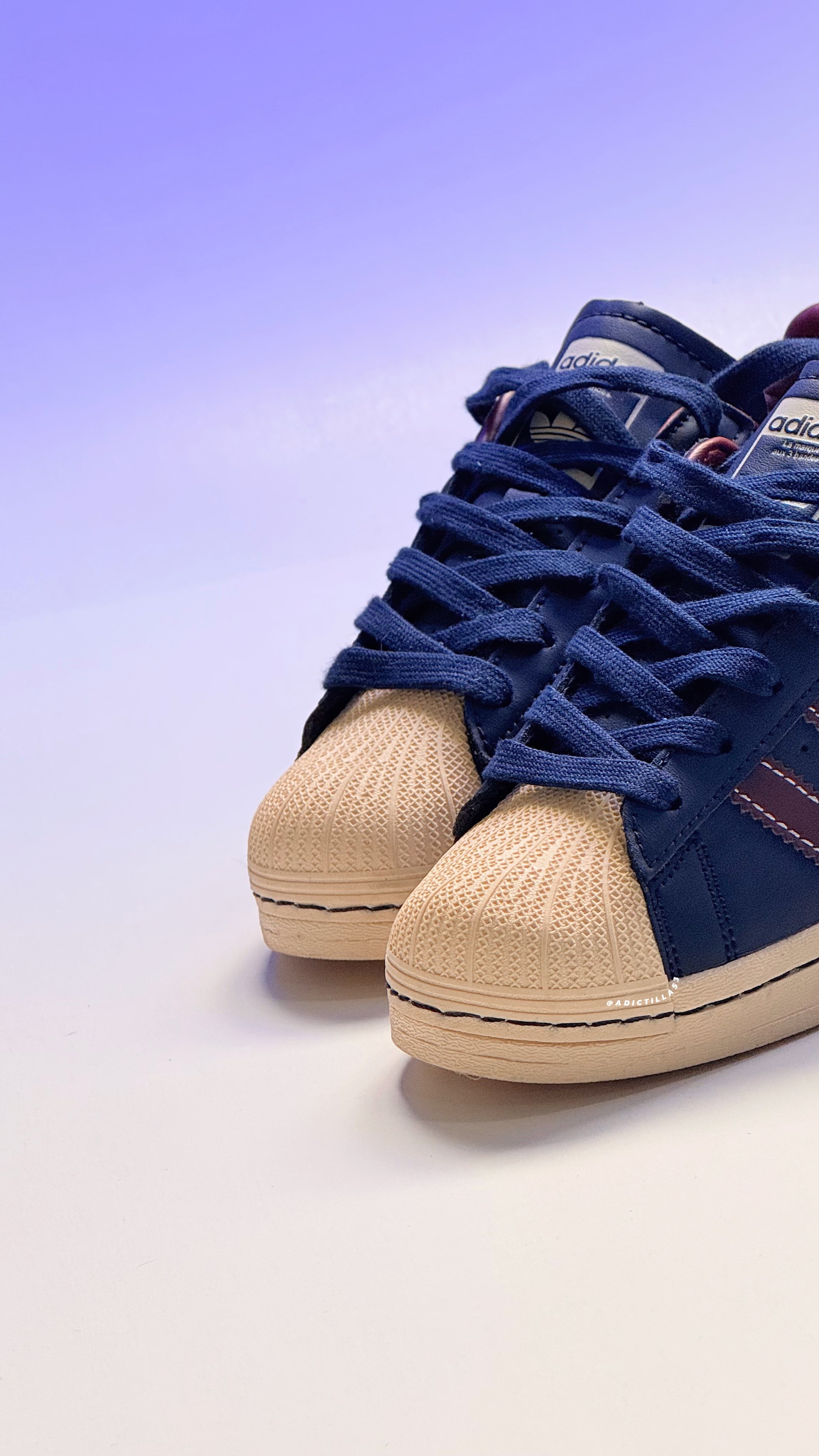 Adidas Originals Superstar 'Dark Navy Red'
