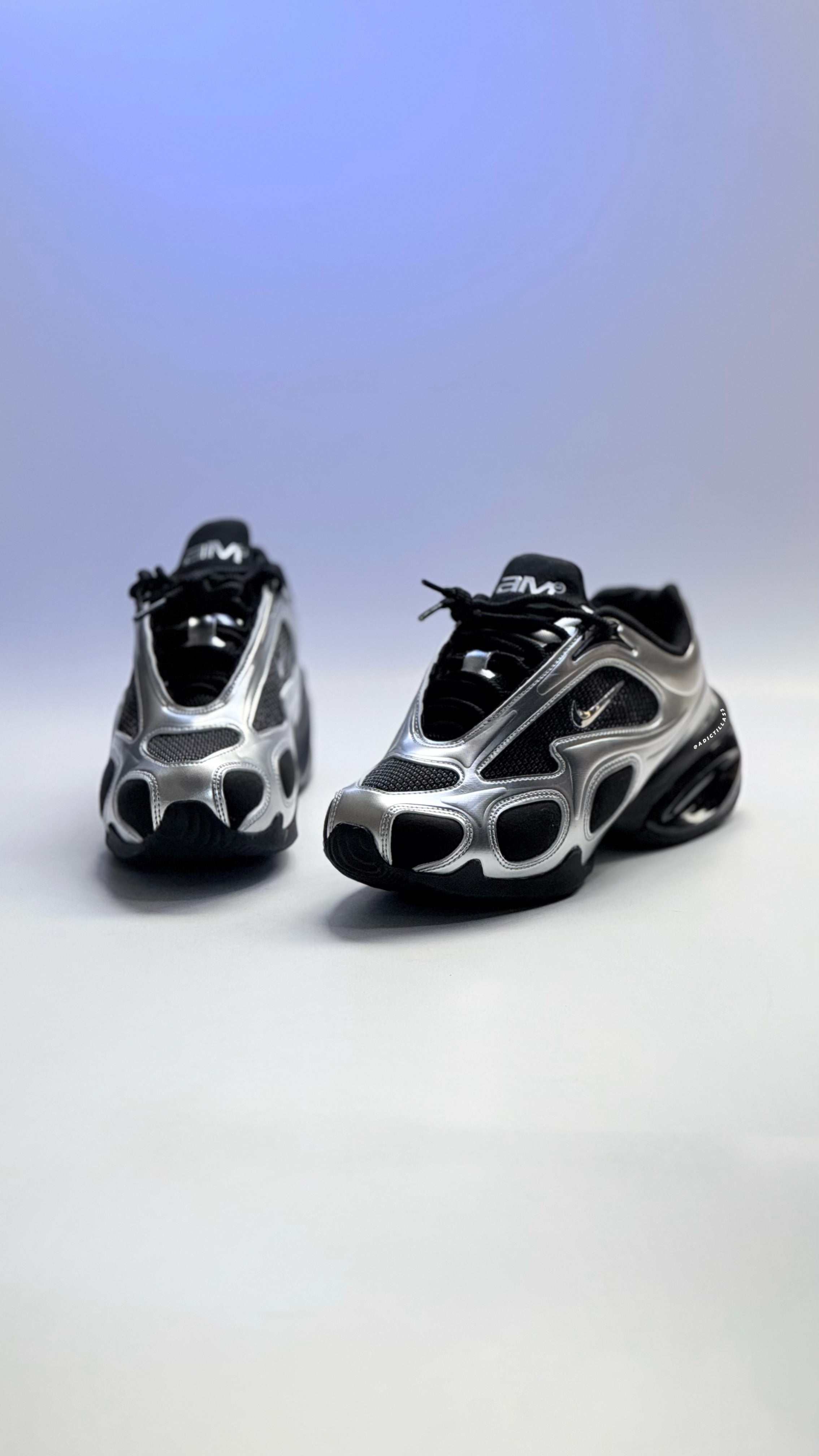 Tenis Nike Air Max Muse Black Metallic Silver