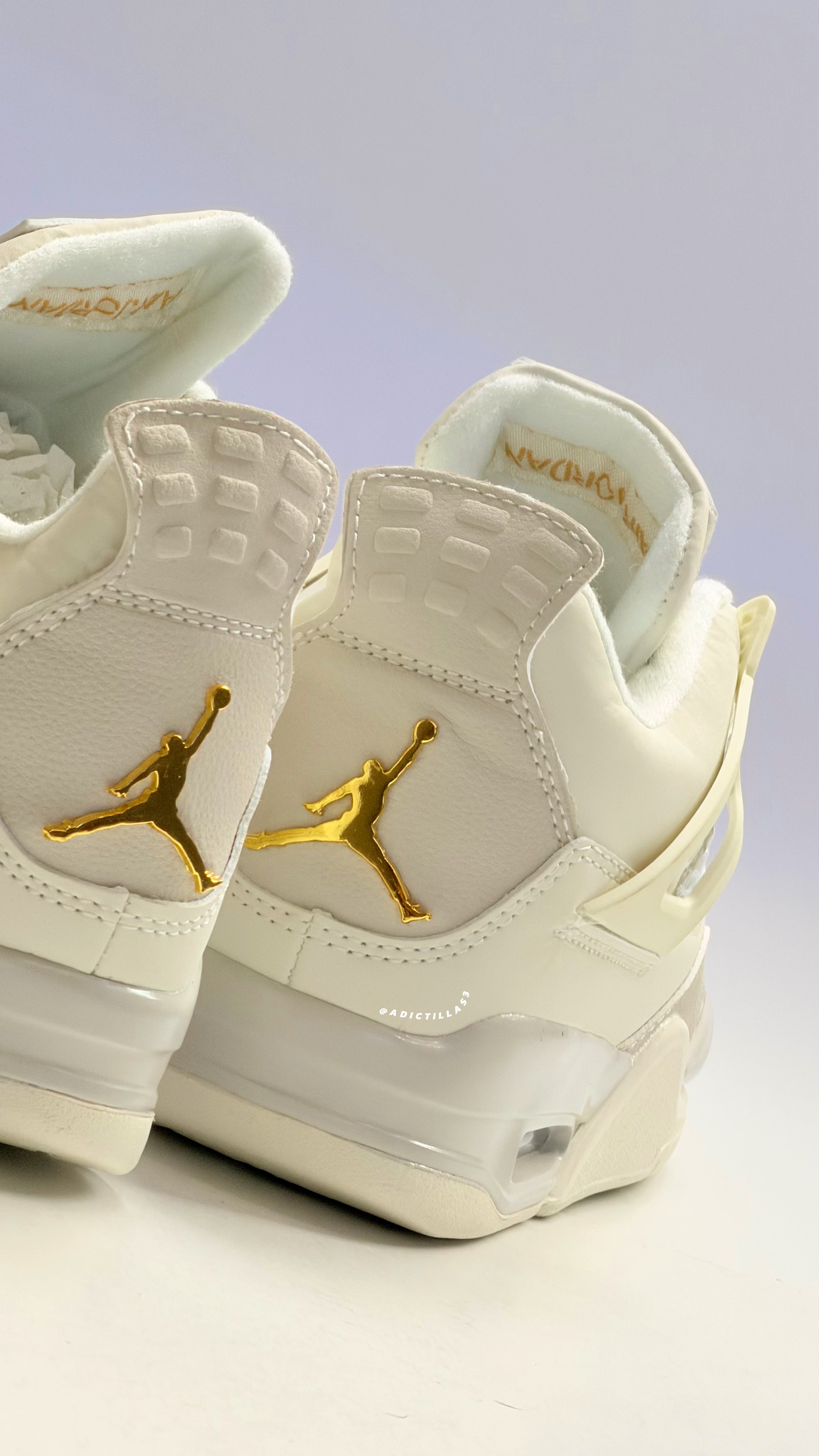 Air Jordan 4 Cream Gold