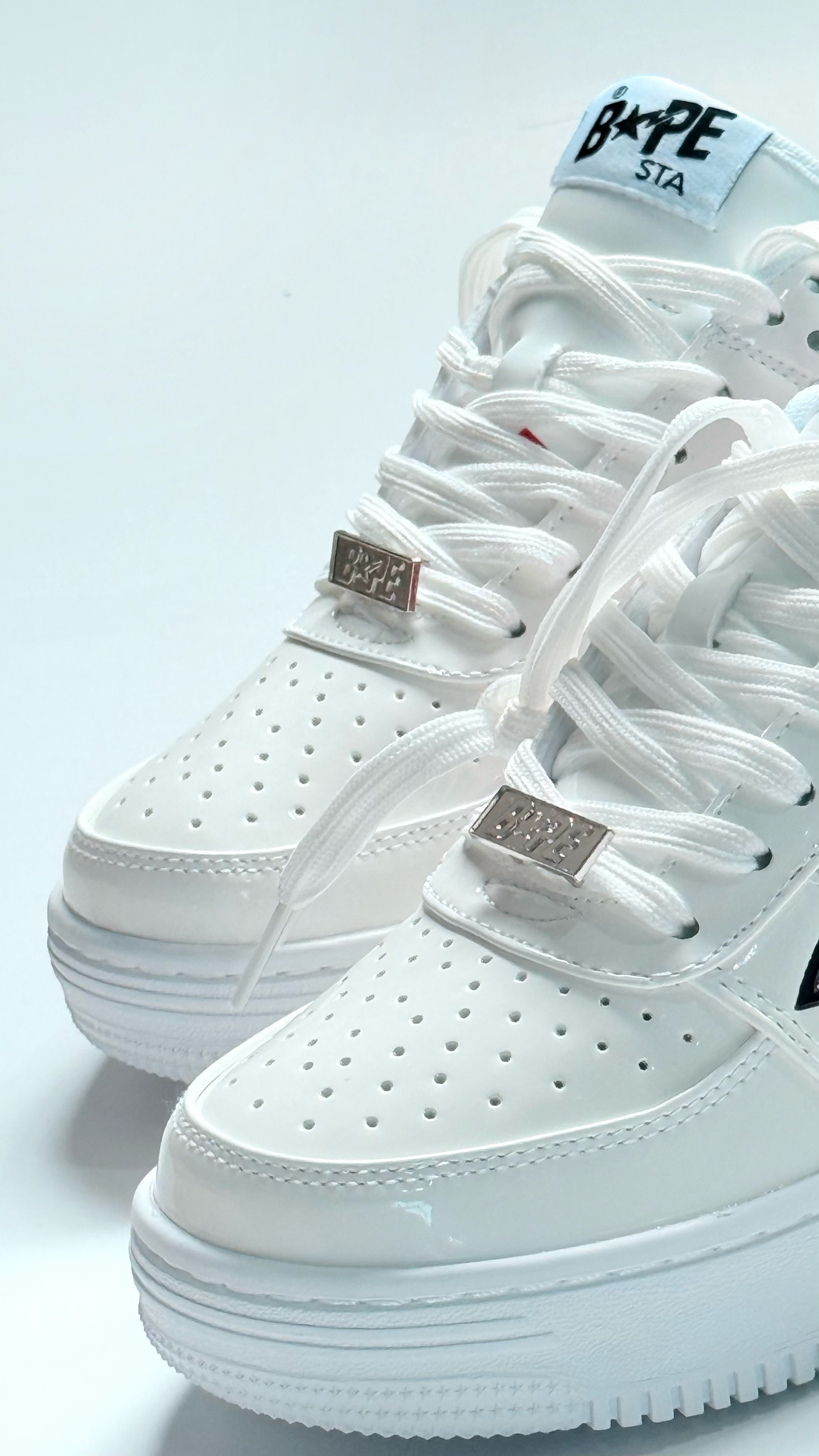 A Bathing Ape BAPE Sta Low Shark White