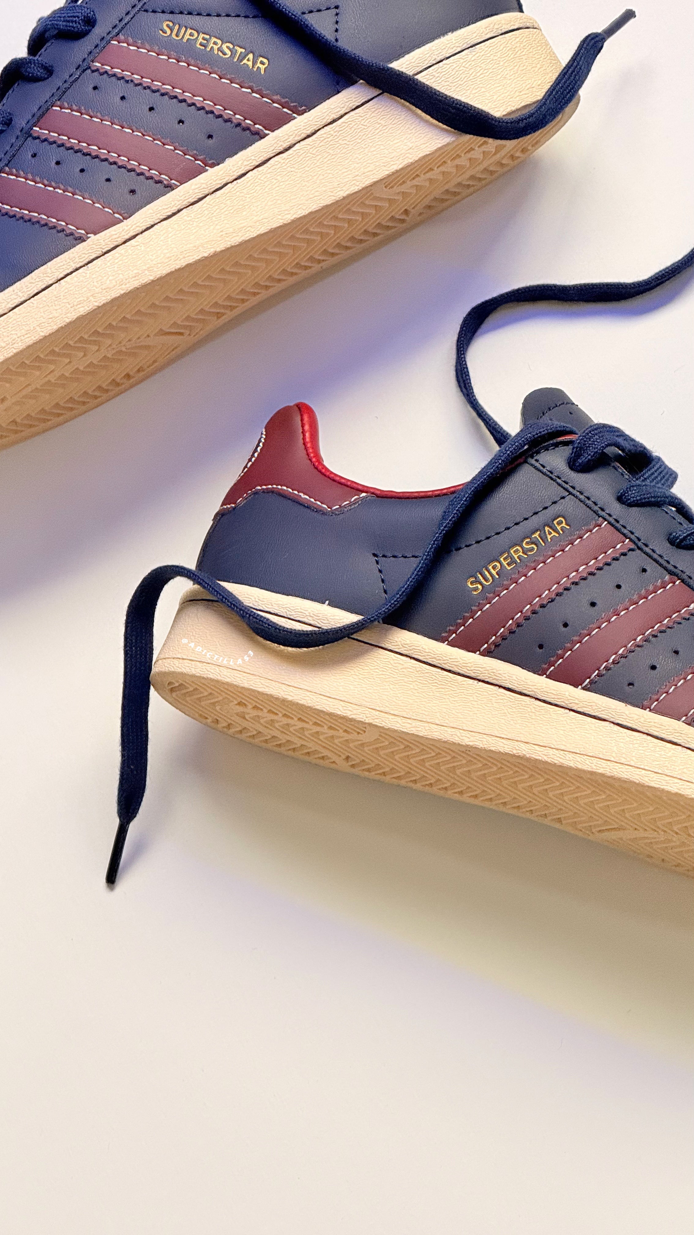 Adidas Originals Superstar 'Dark Navy Red'