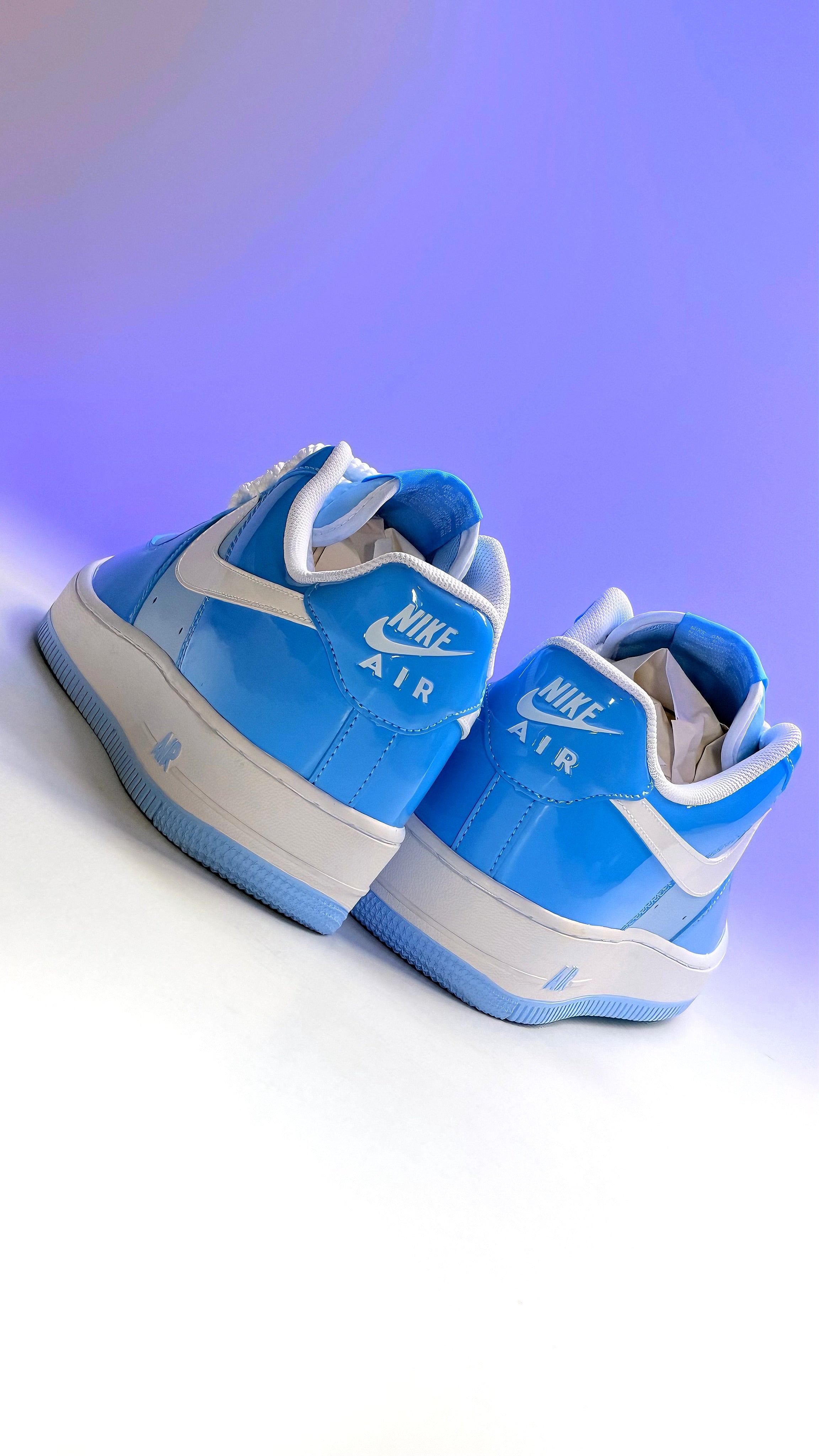Nike AF1  "Psychic Blue Patent"