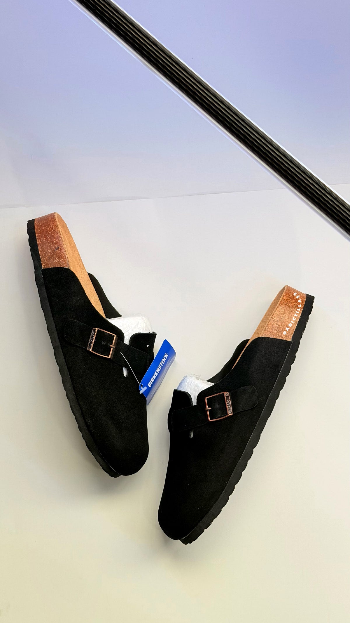 Birkenstock Boston suede mules