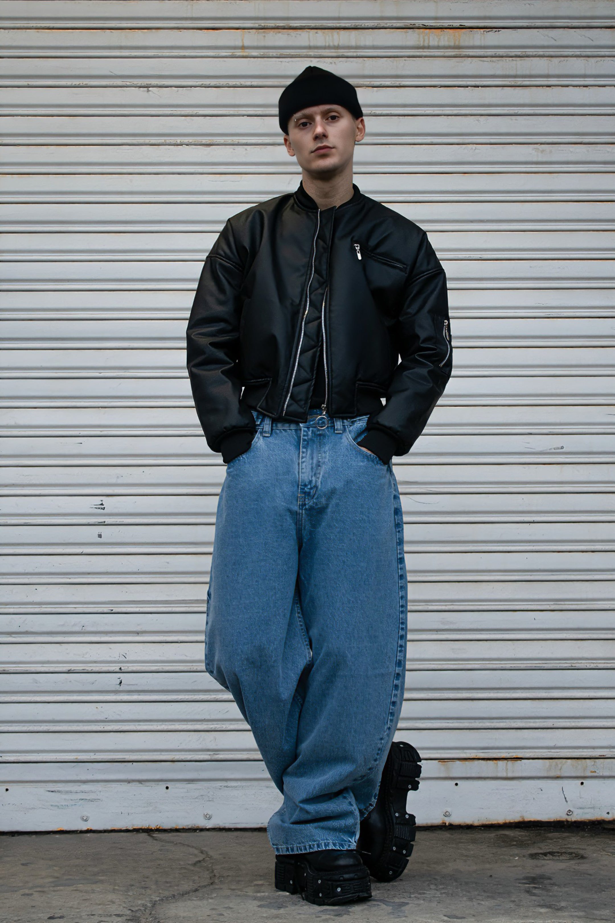 Jeans Super Baggy Mid Blue