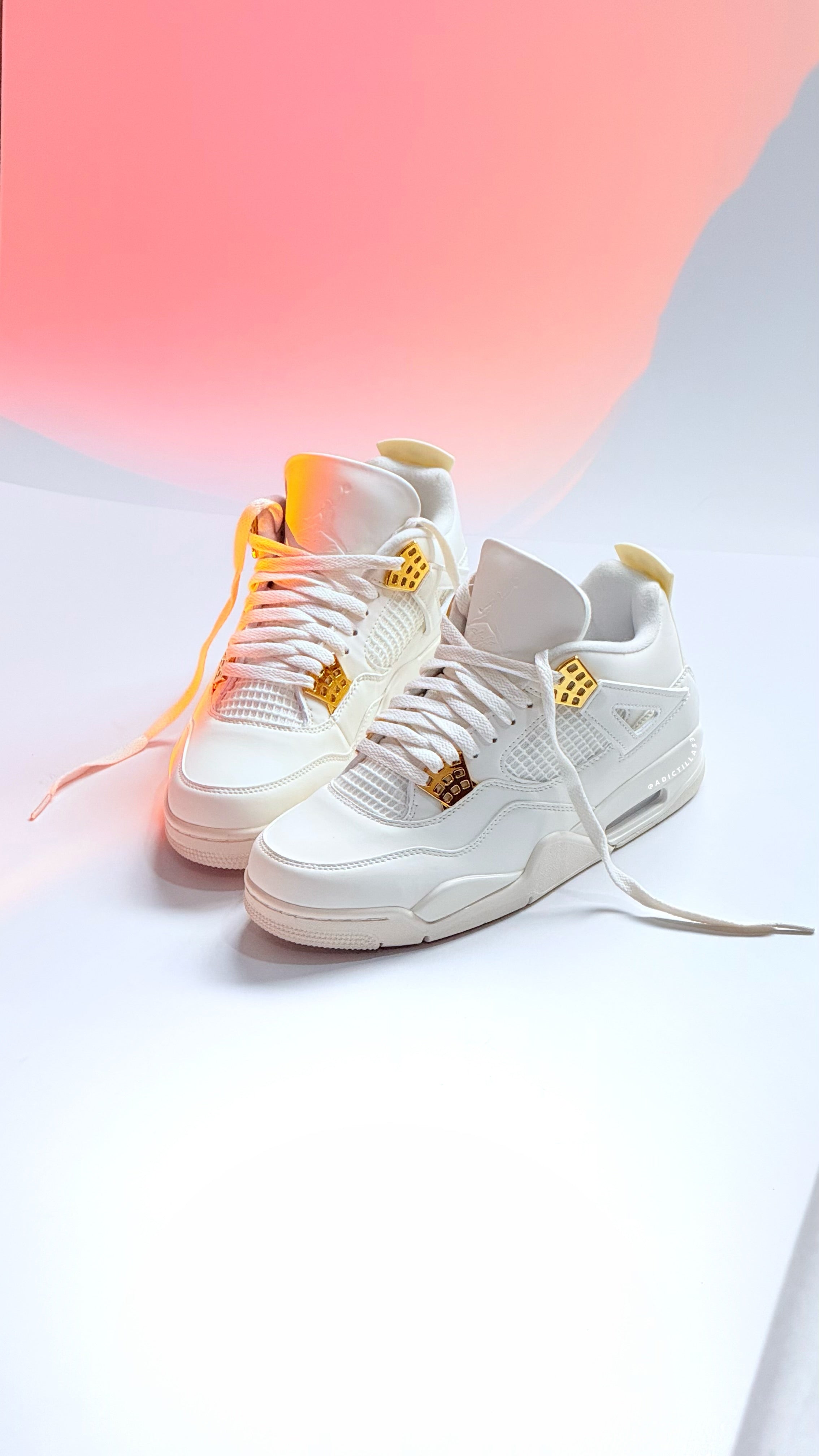 Air Jordan 4 Retro 'White & Gold'
