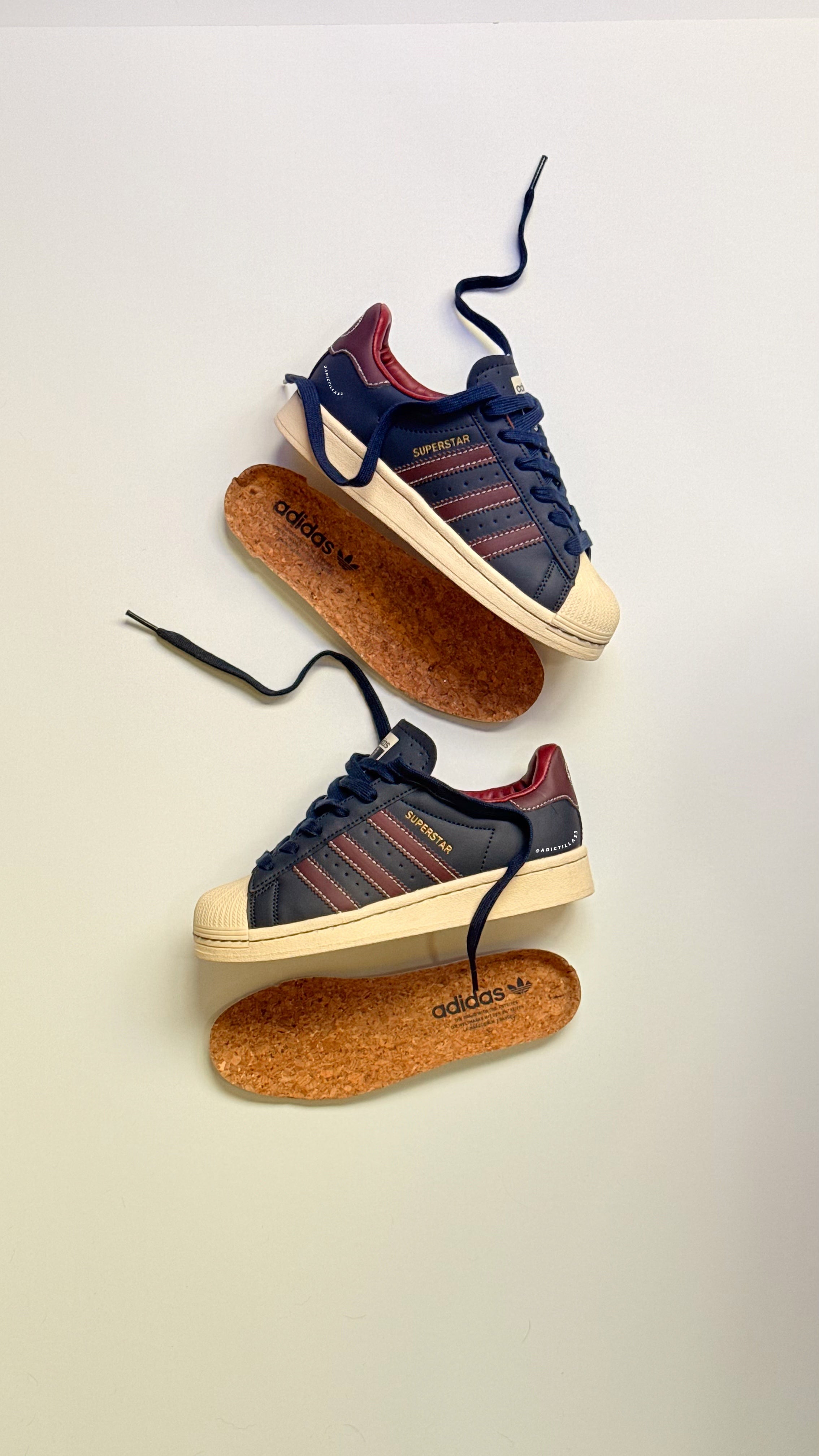 Adidas Originals Superstar 'Dark Navy Red'
