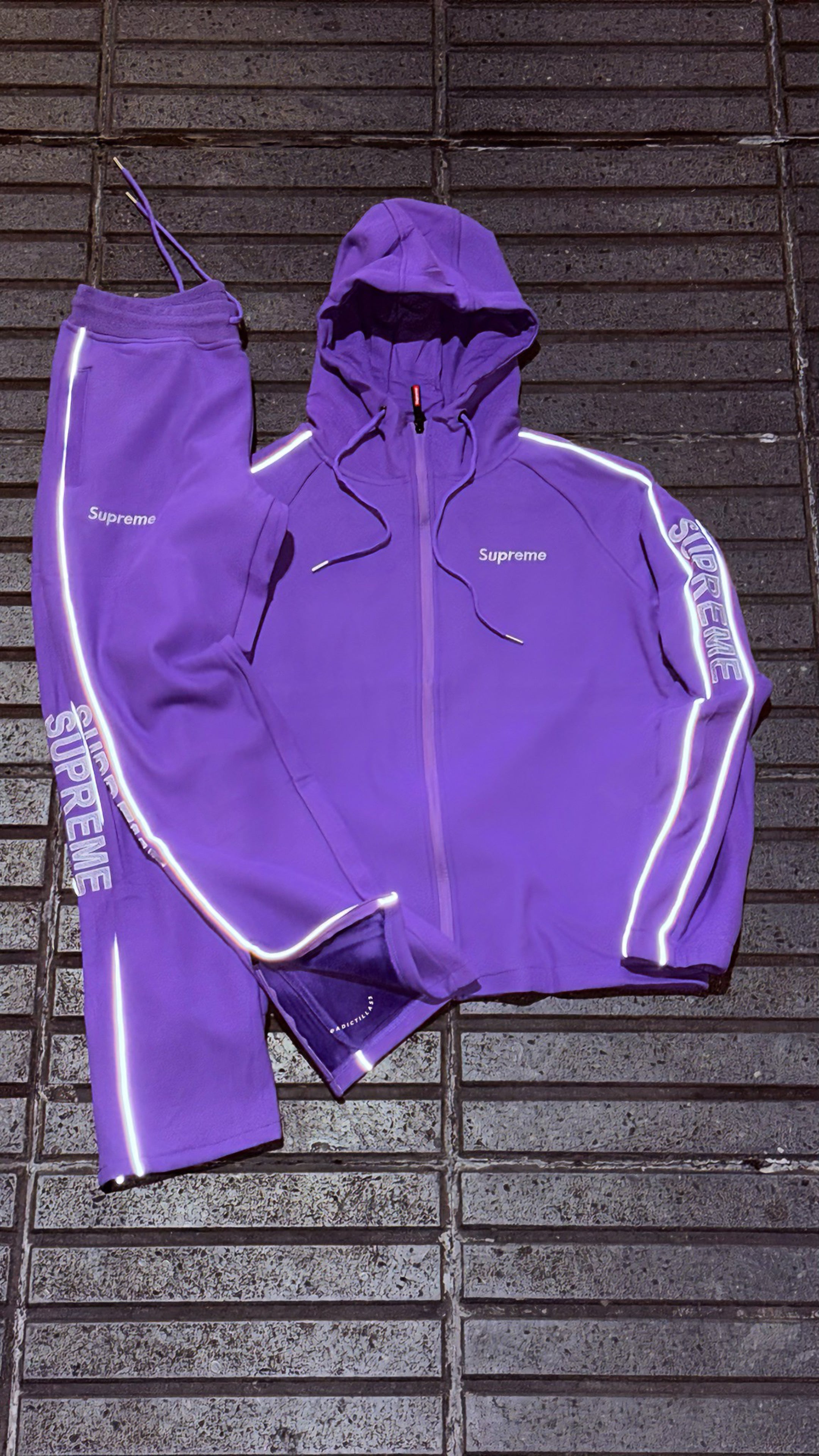 Sudadera Supreme Reflective