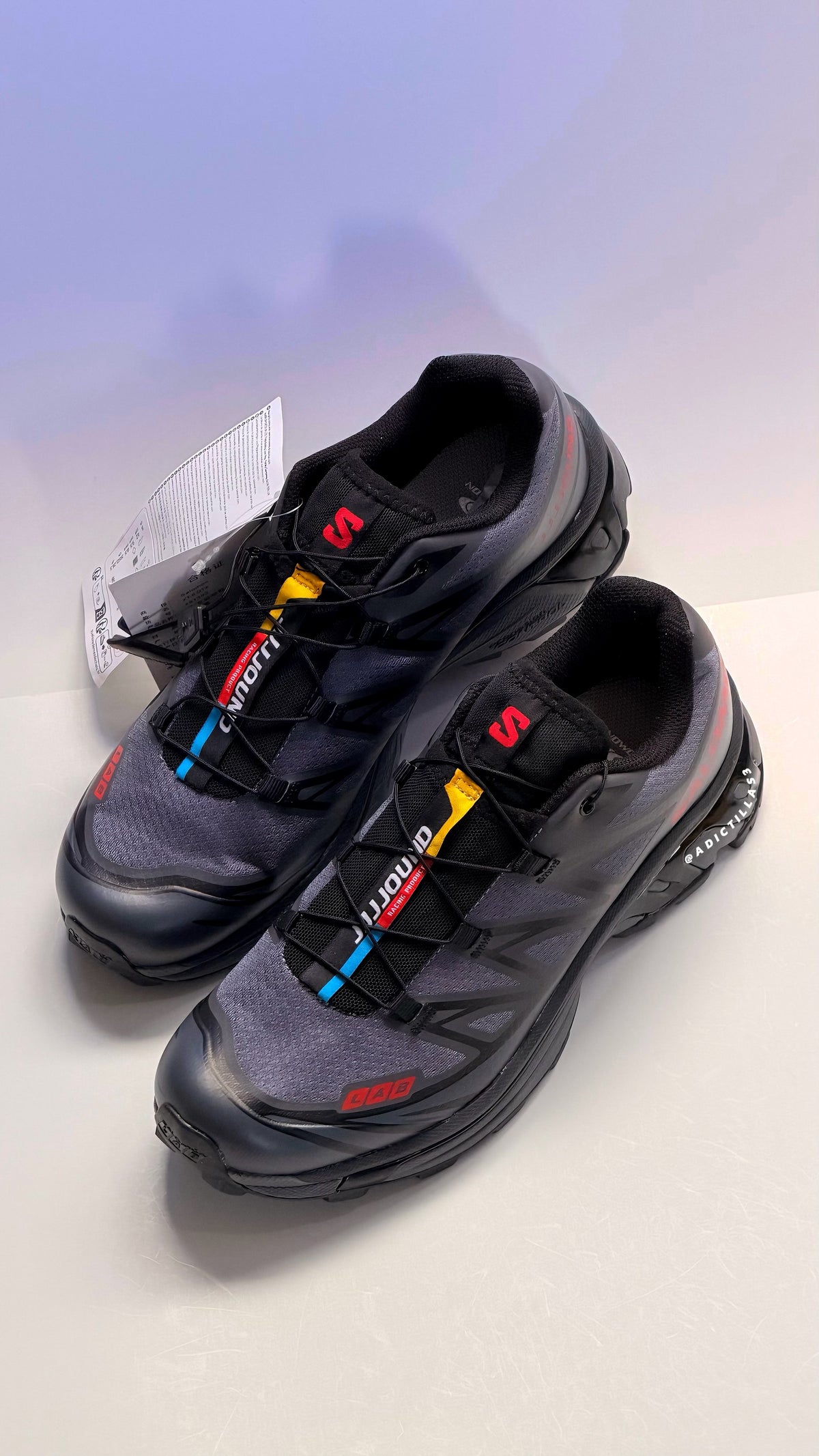 Salomón XT-6 "JJJJound - Black Fiery Red “