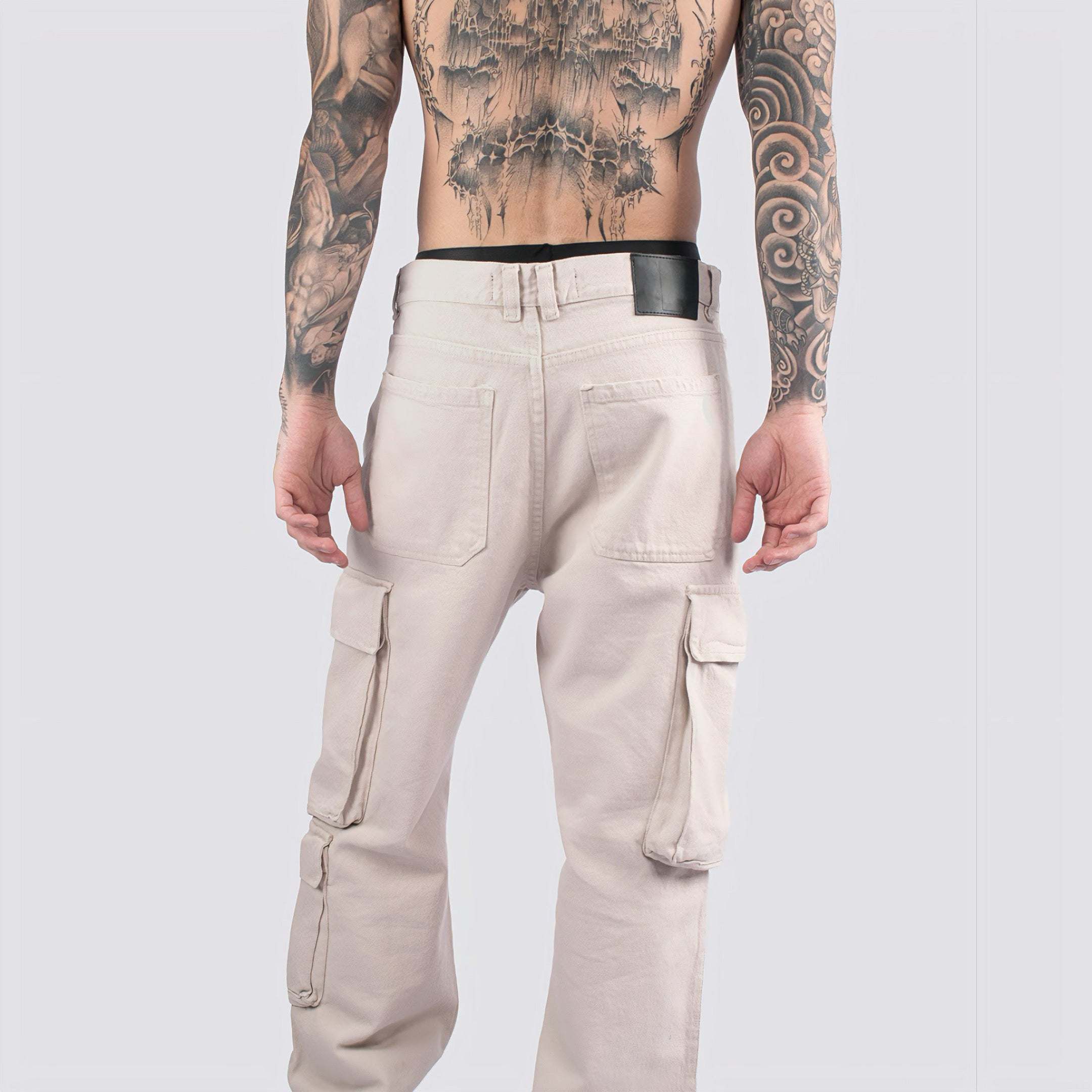 Jeans Cargo Bassic Beige