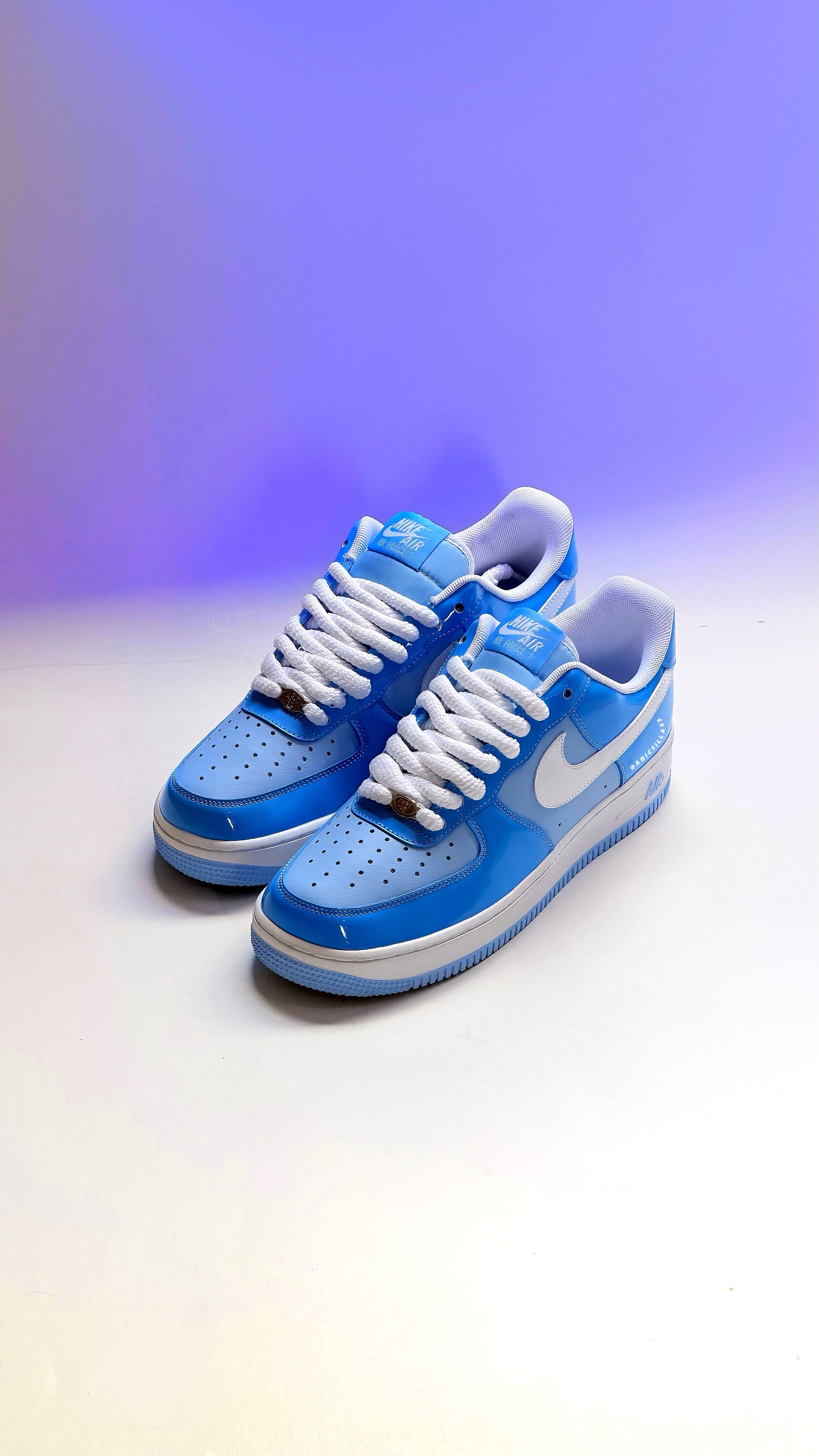 Nike AF1  "Psychic Blue Patent"