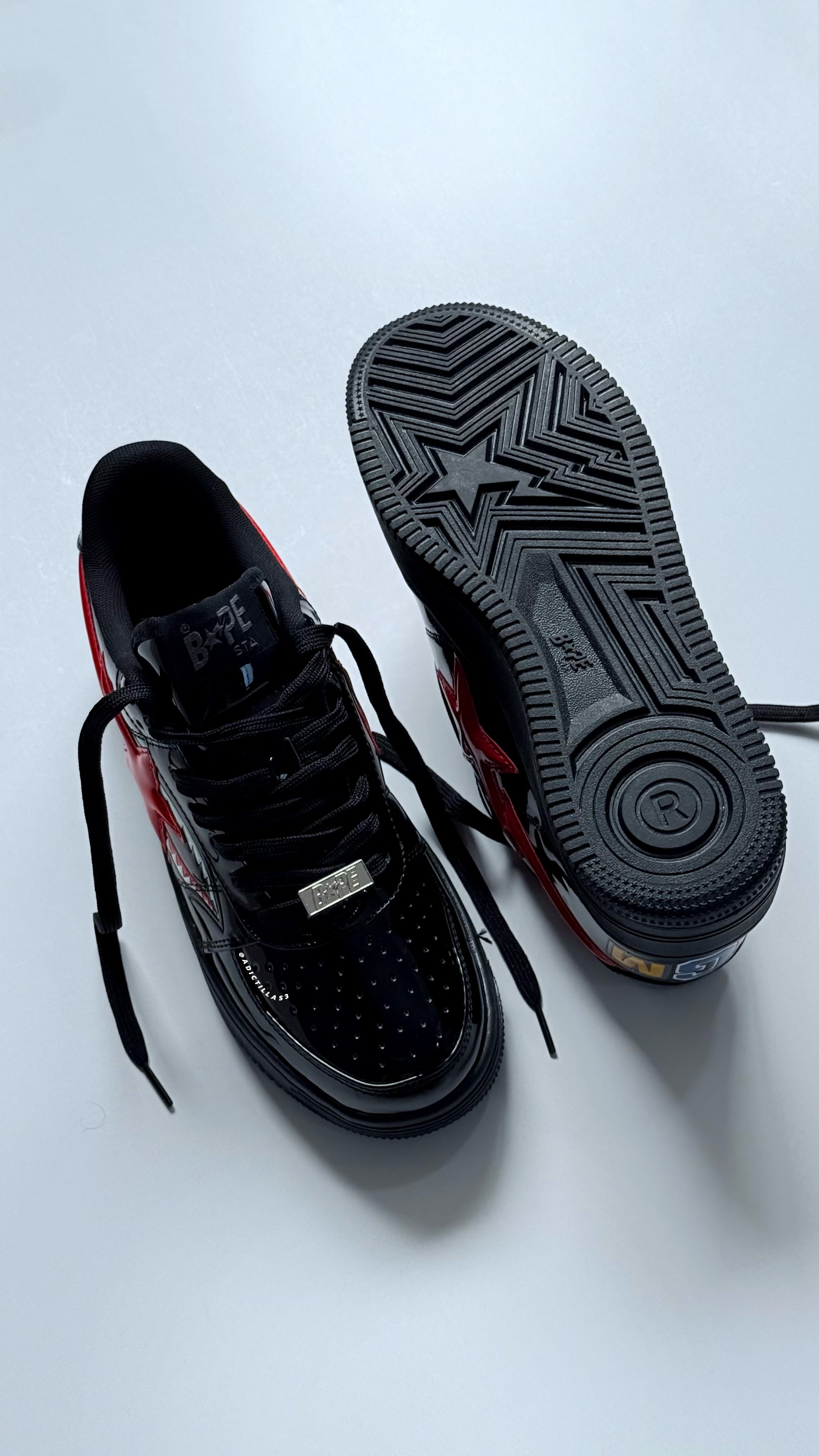 A Bathing Ape BAPE Sta Low Shark black