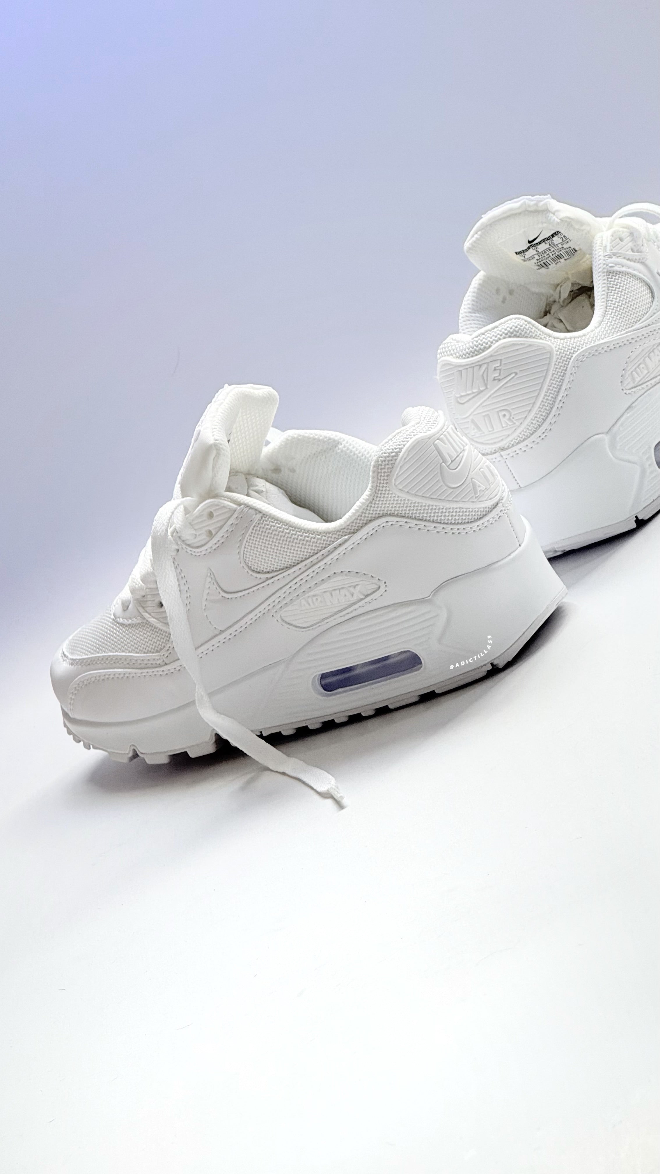 Tenis Nike Air Max 90 Triple White