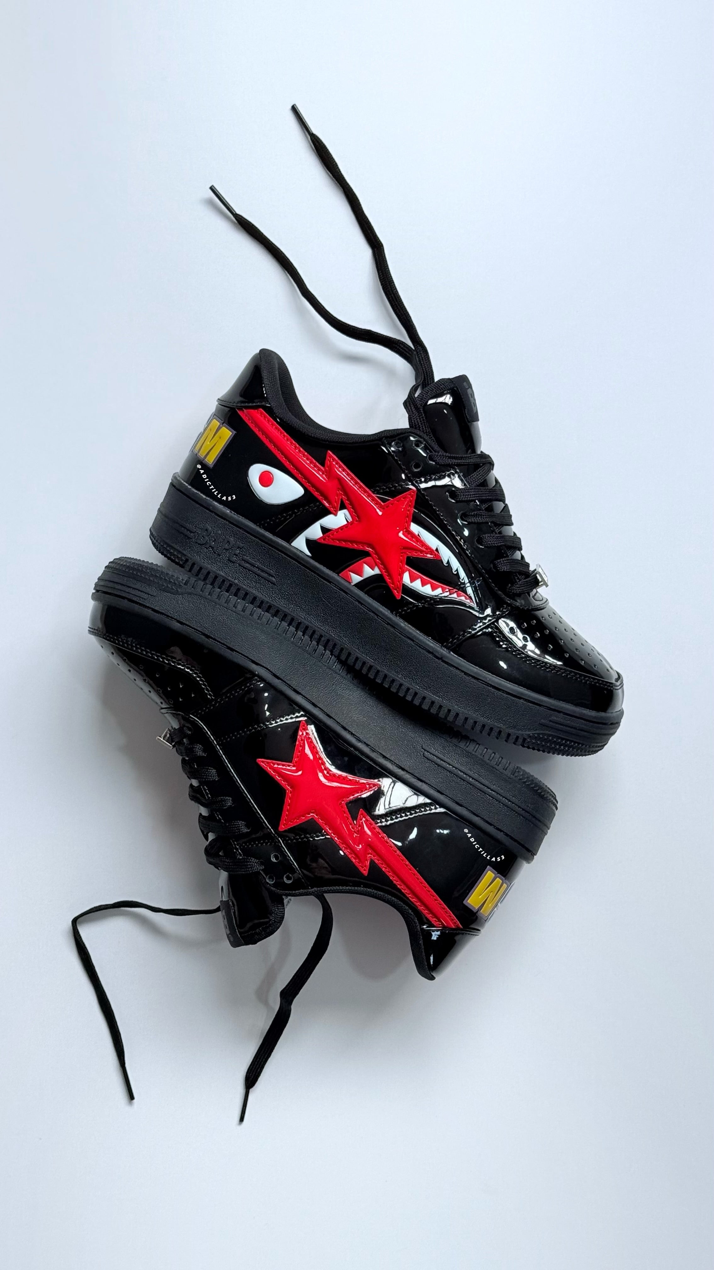 A Bathing Ape BAPE Sta Low Shark black