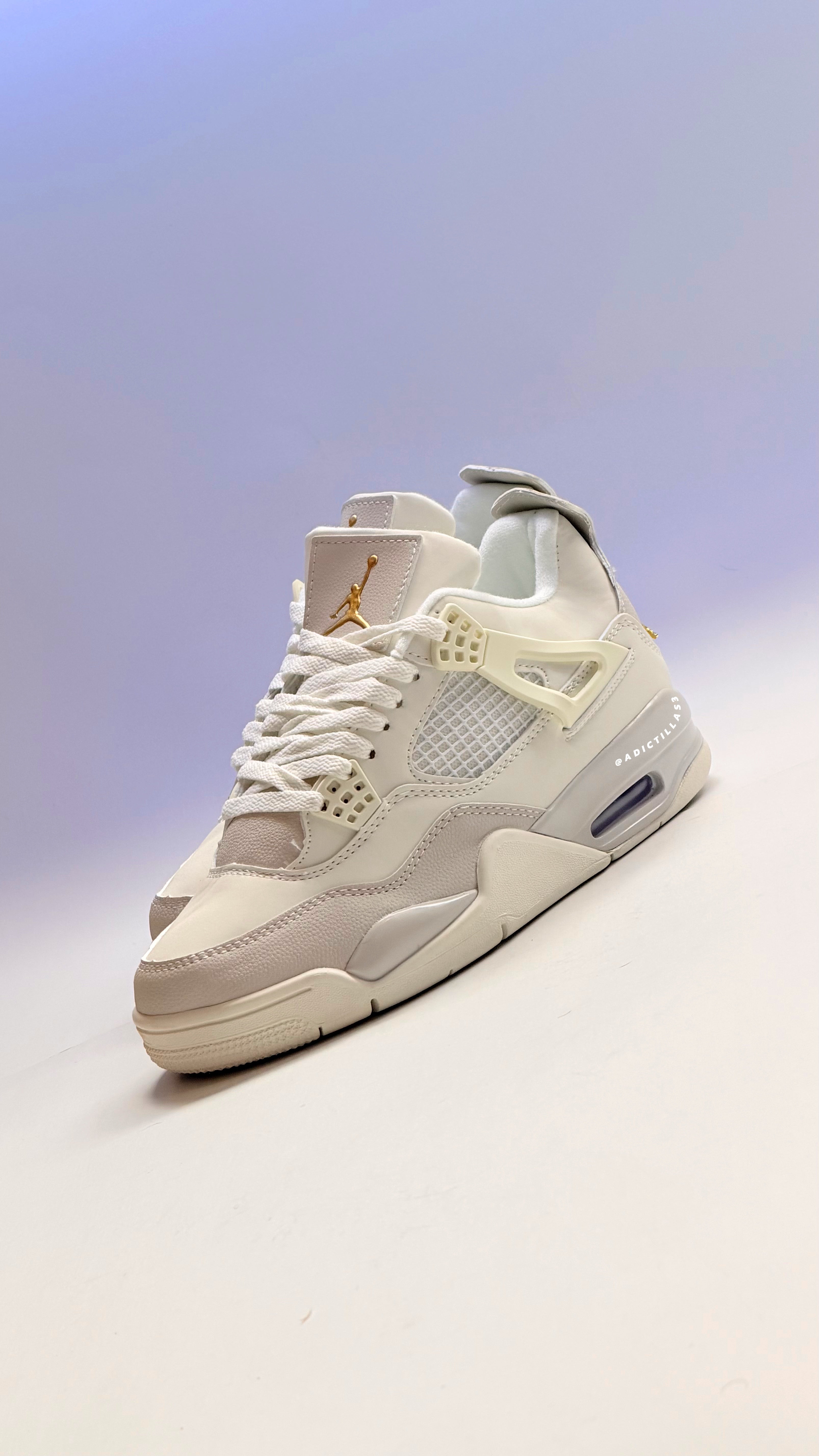 Air Jordan 4 Cream Gold