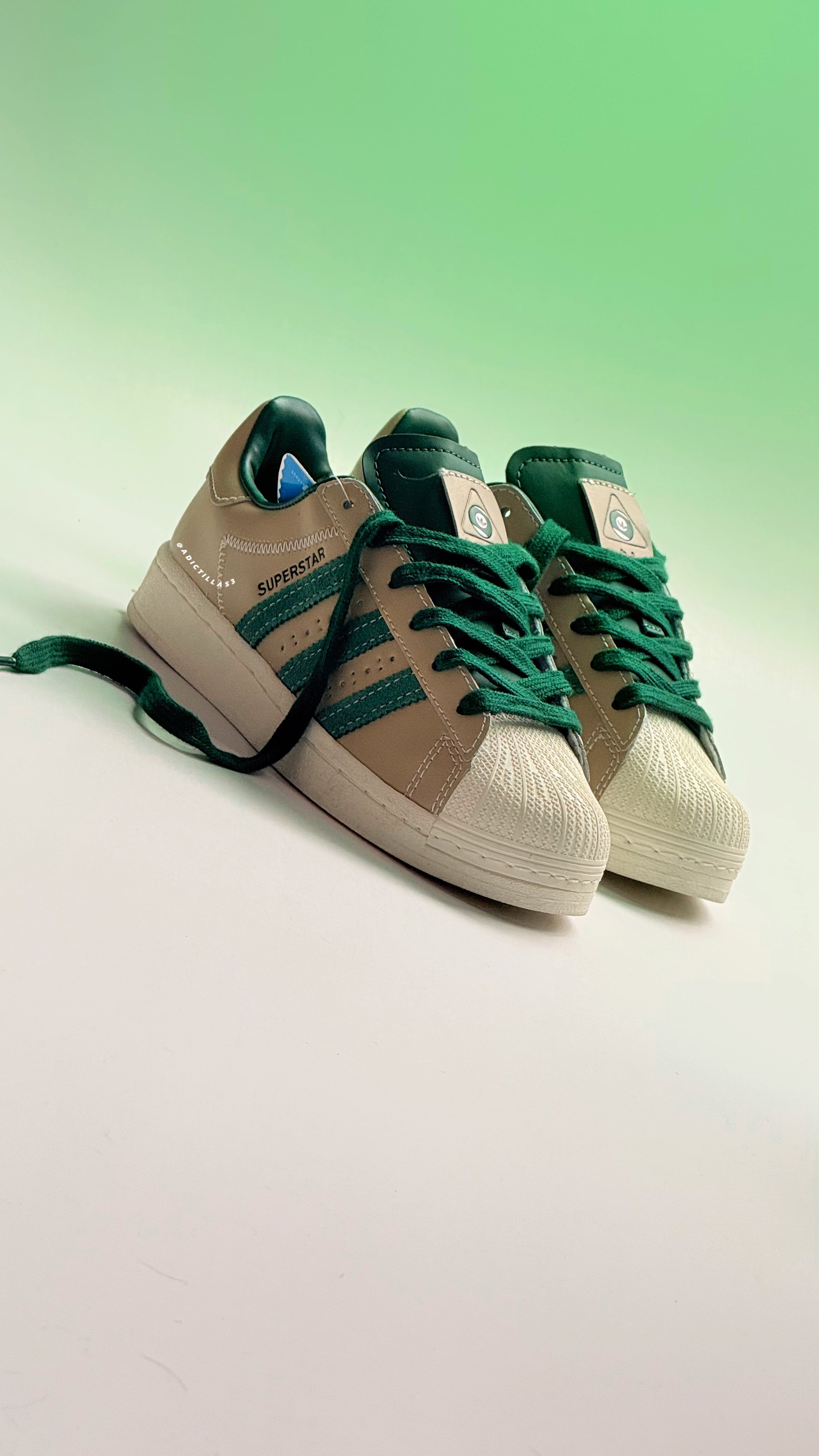 Adidas Originals Superstar 'Tan Green'