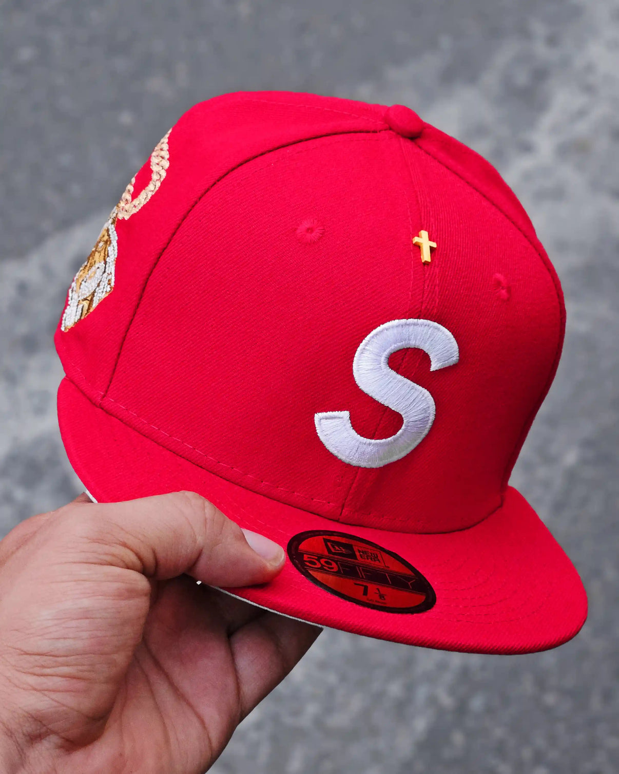New Era X Supreme Jesus Piece S Logo