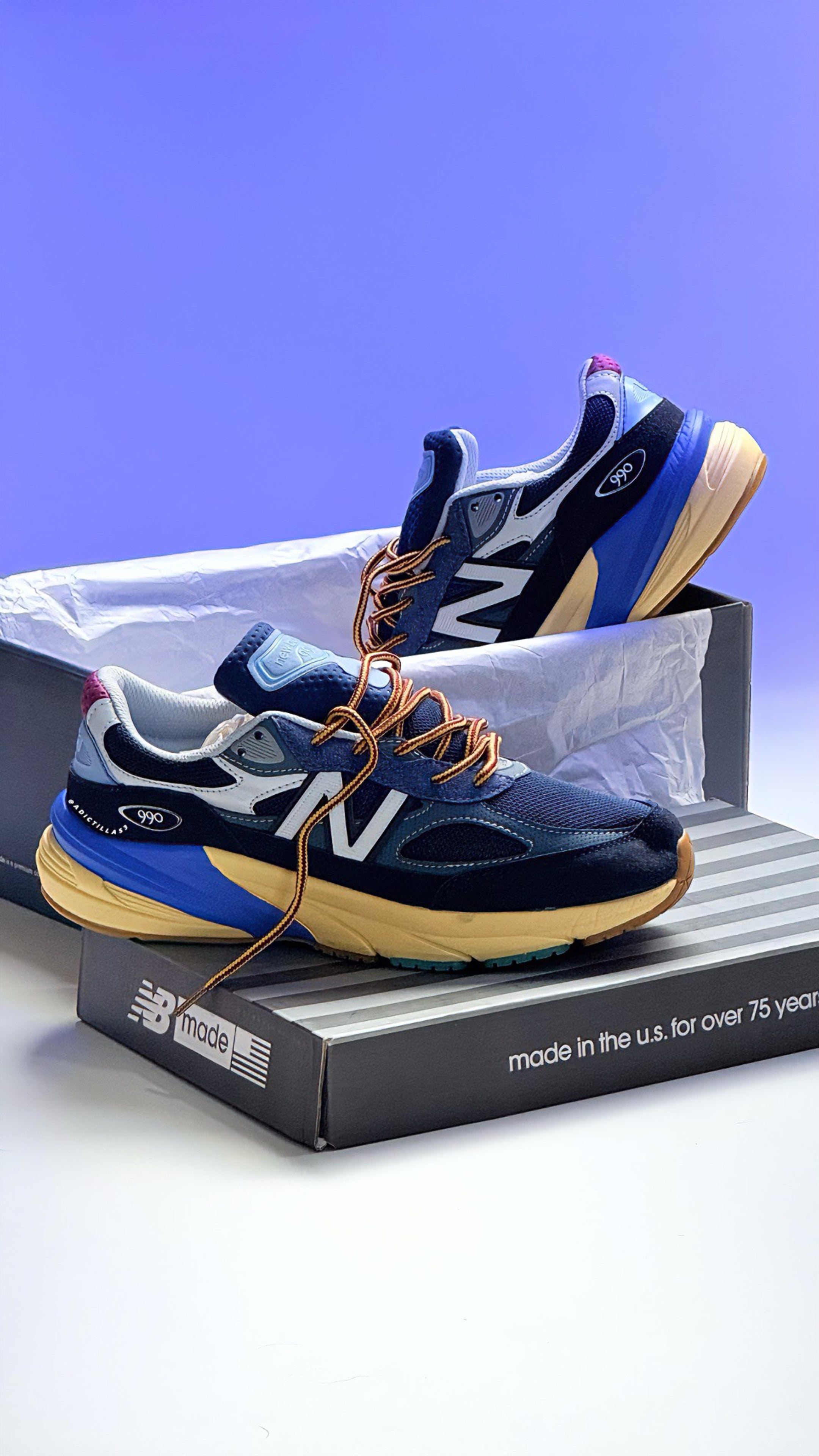 New Balance 990v6 Action Bronson Lapis Lazuli