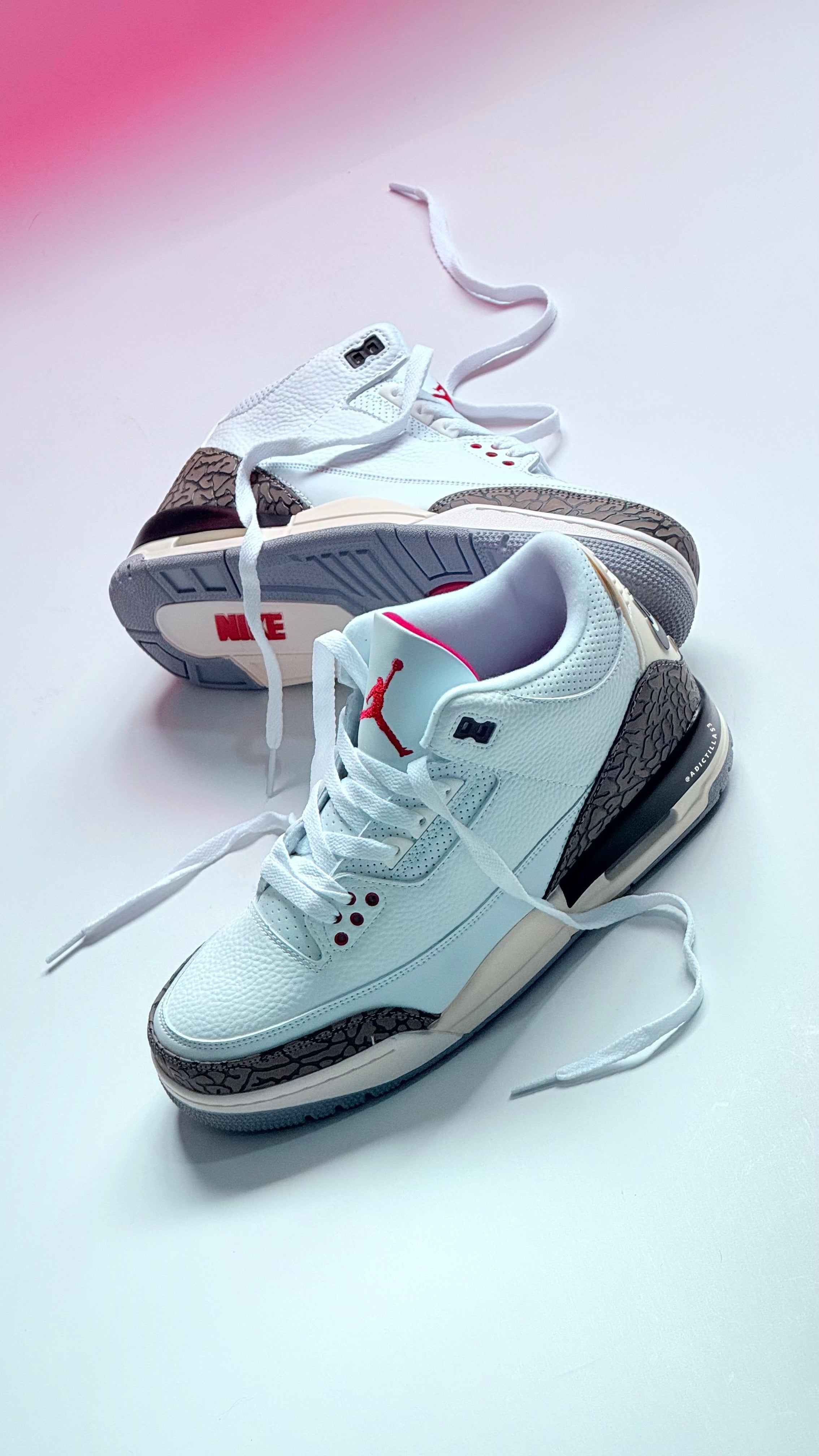 Air Jordan 3 “ White Cement “