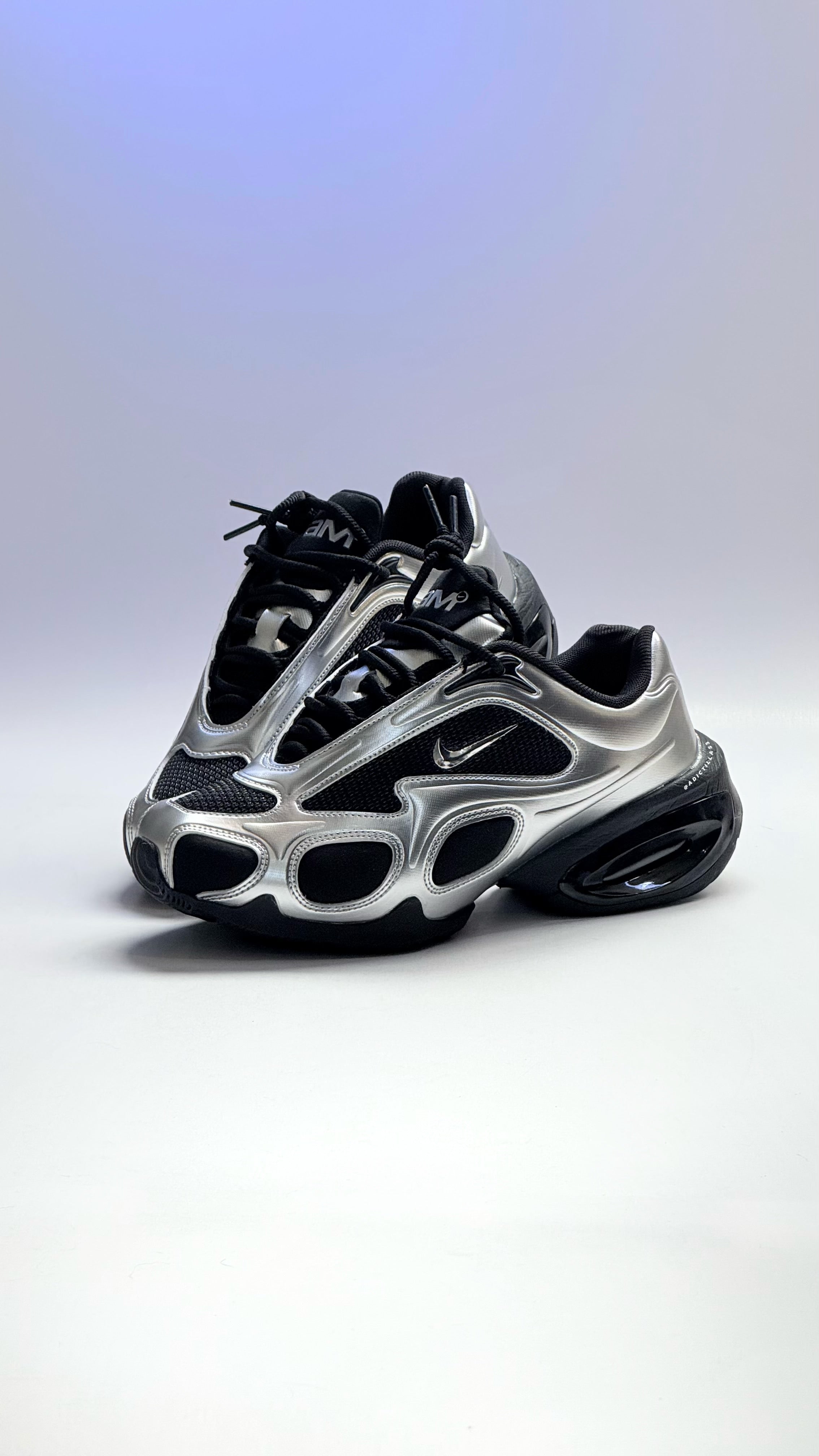 Tenis Nike Air Max Muse Black Metallic Silver