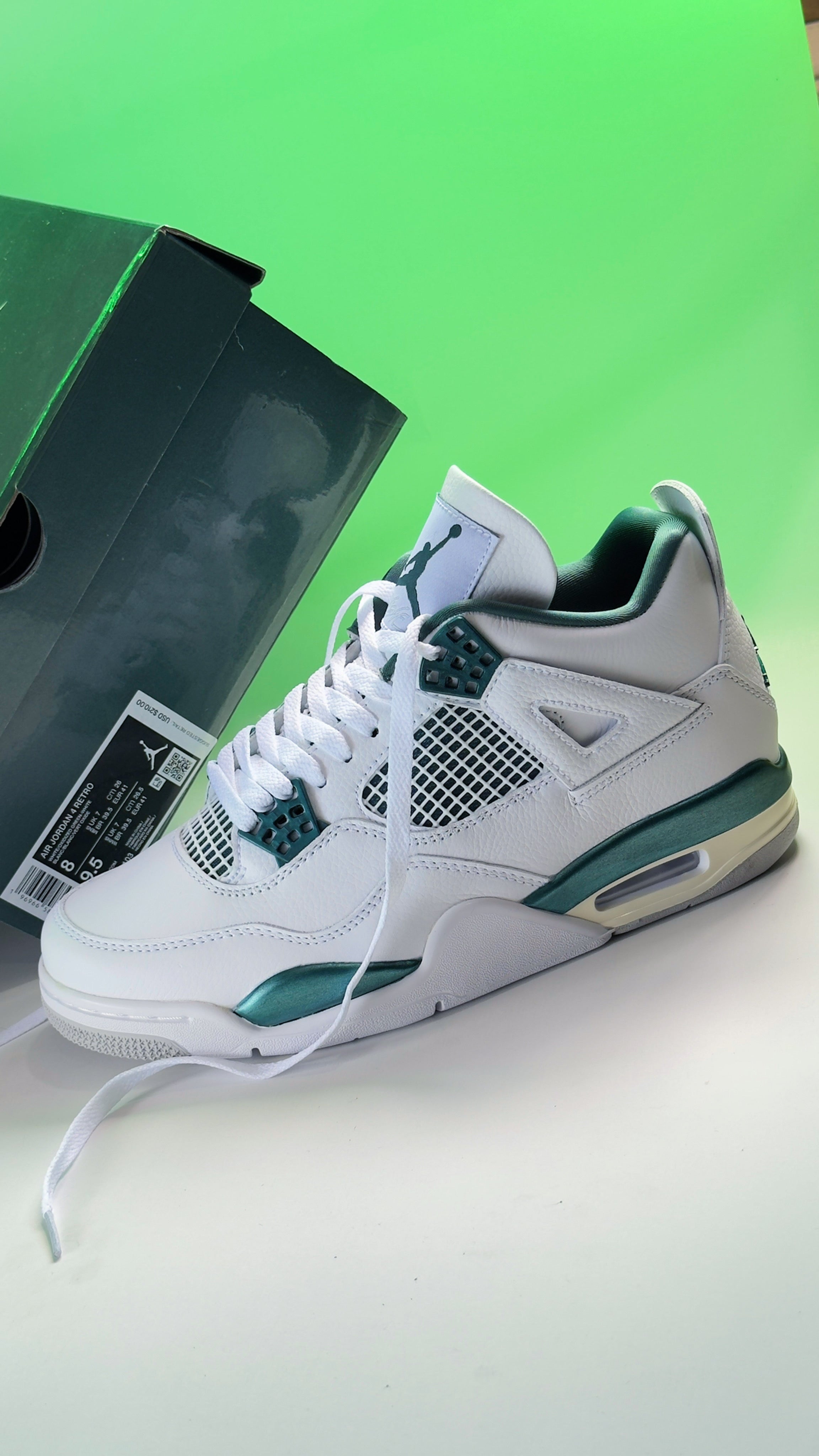 Jordan 4 Retro 'Oxidized Green'