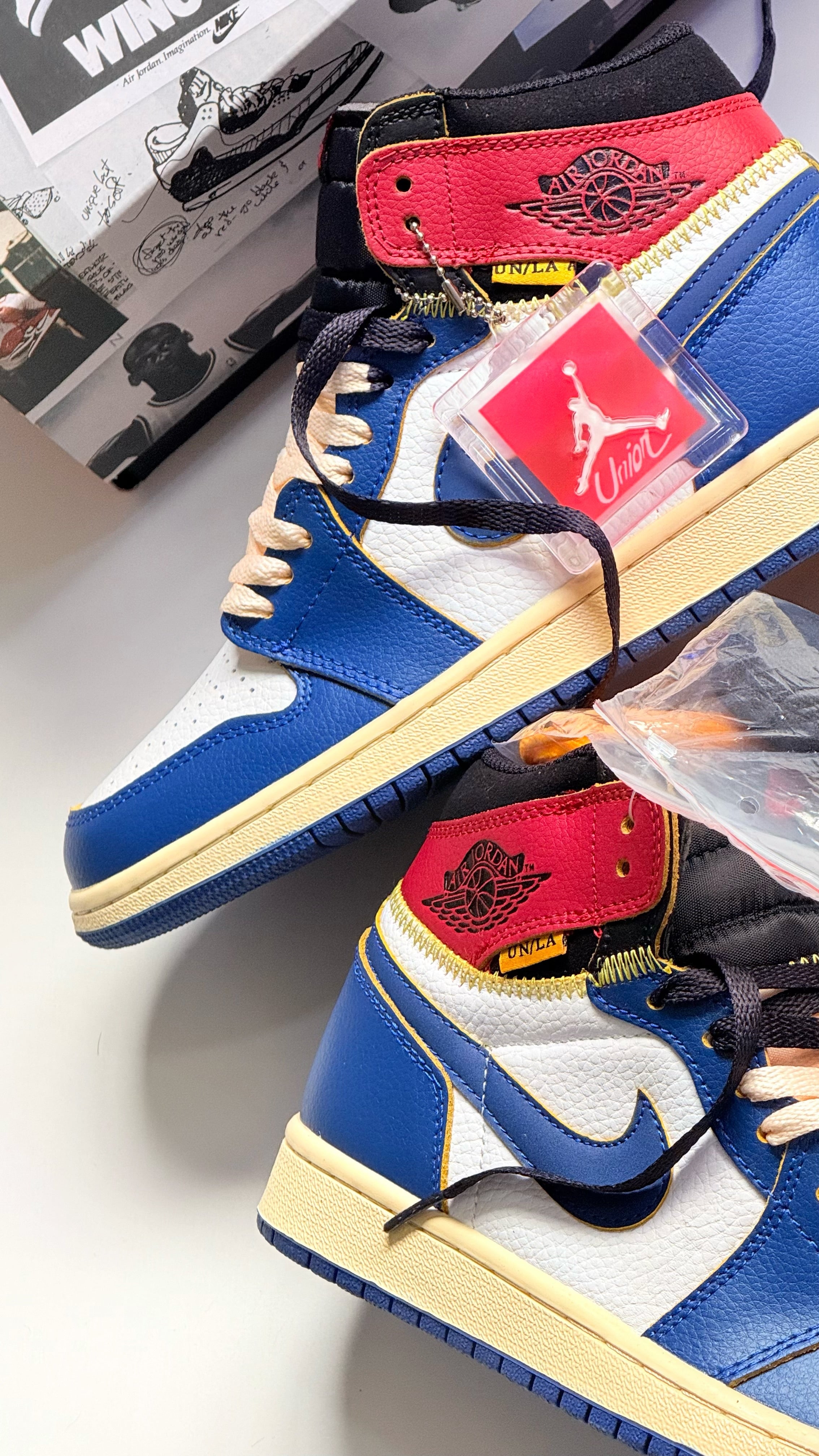 Air Jordan 1 x Union LA High Blue Toe