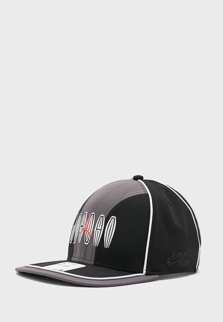 Jordan Brand Pro Flight Remix Snapback Hat - Black