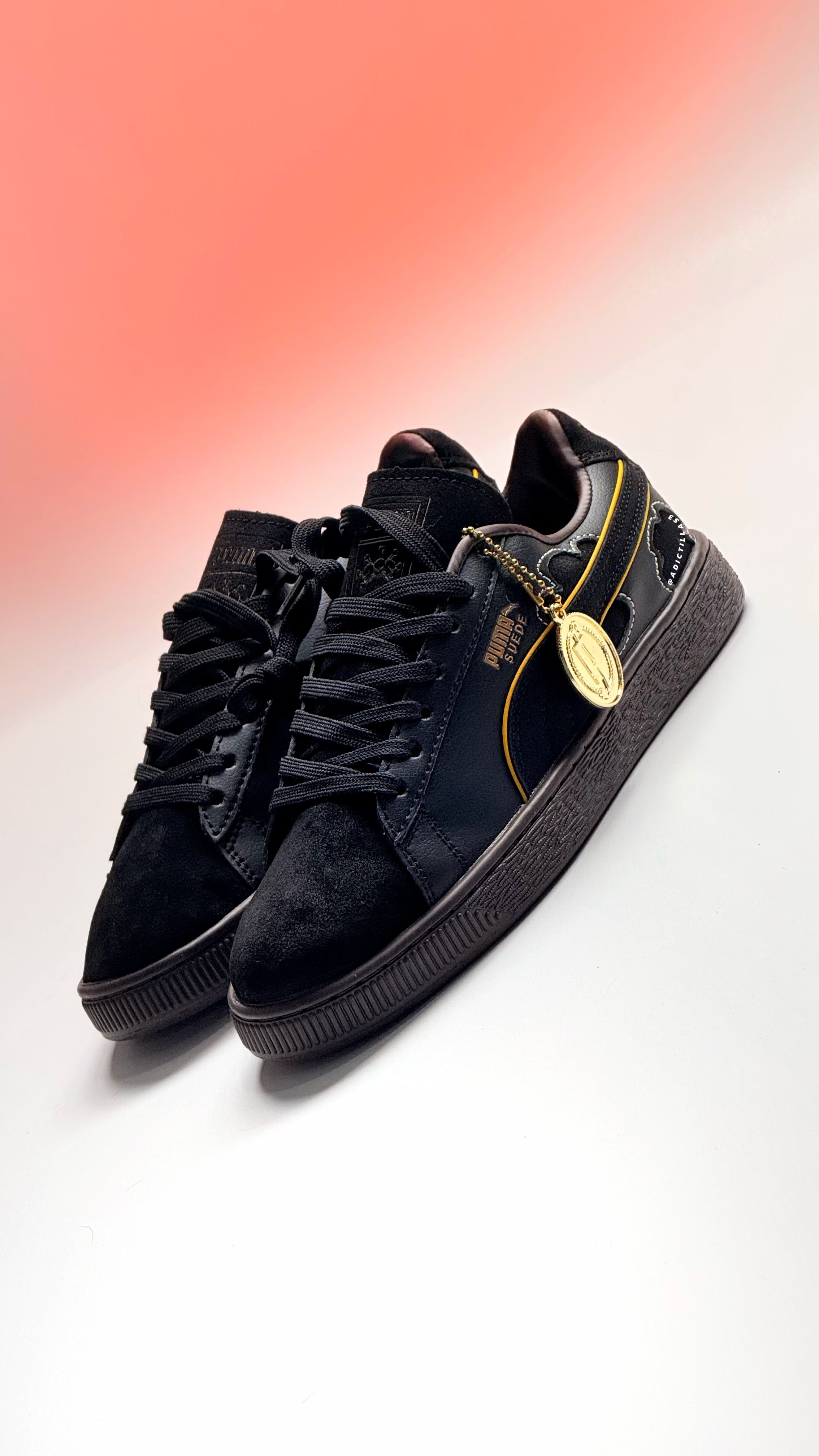 Puma Suede x One Piece Black