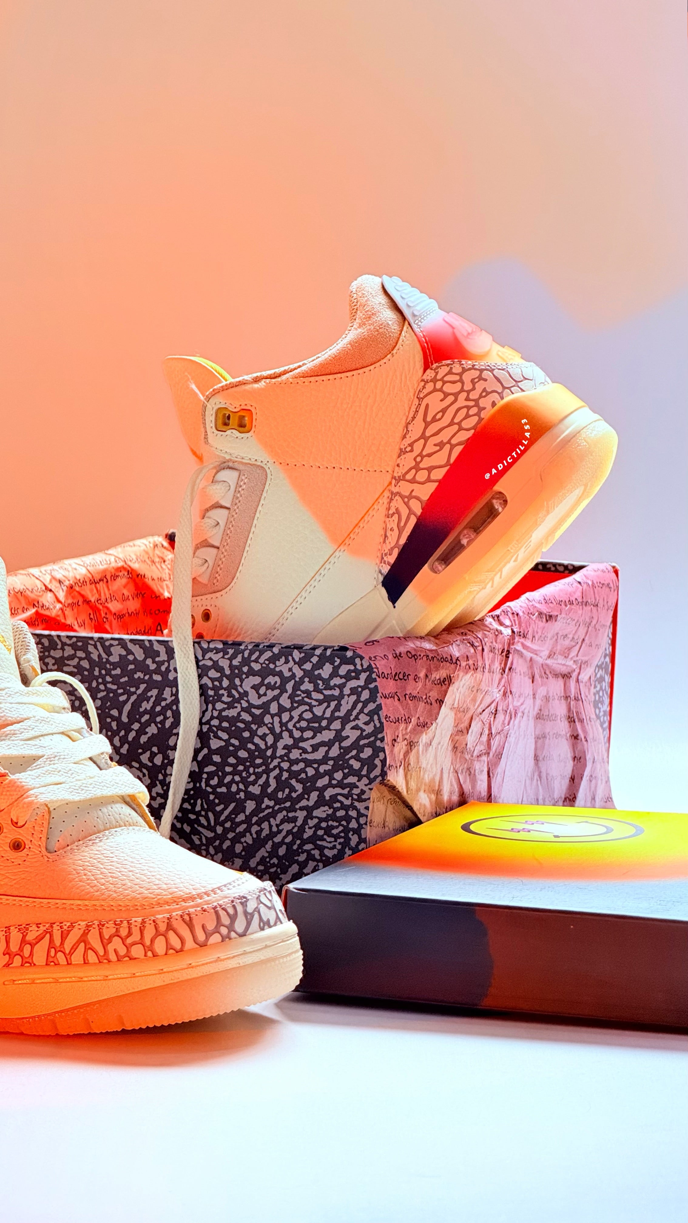 Air Jordan 3 x J Balvin    “ Medellín Sunset “