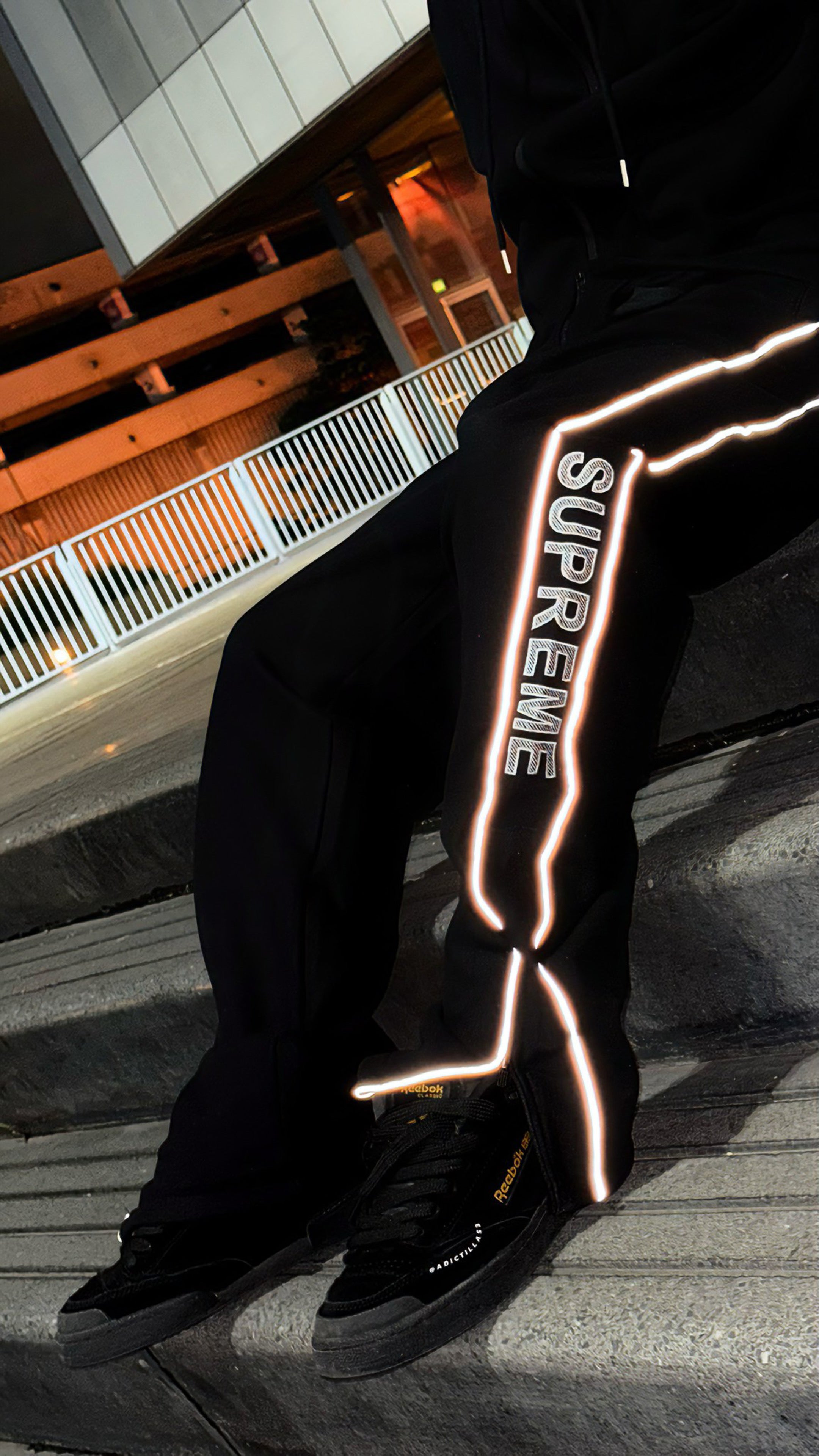 Sudadera Supreme Reflective