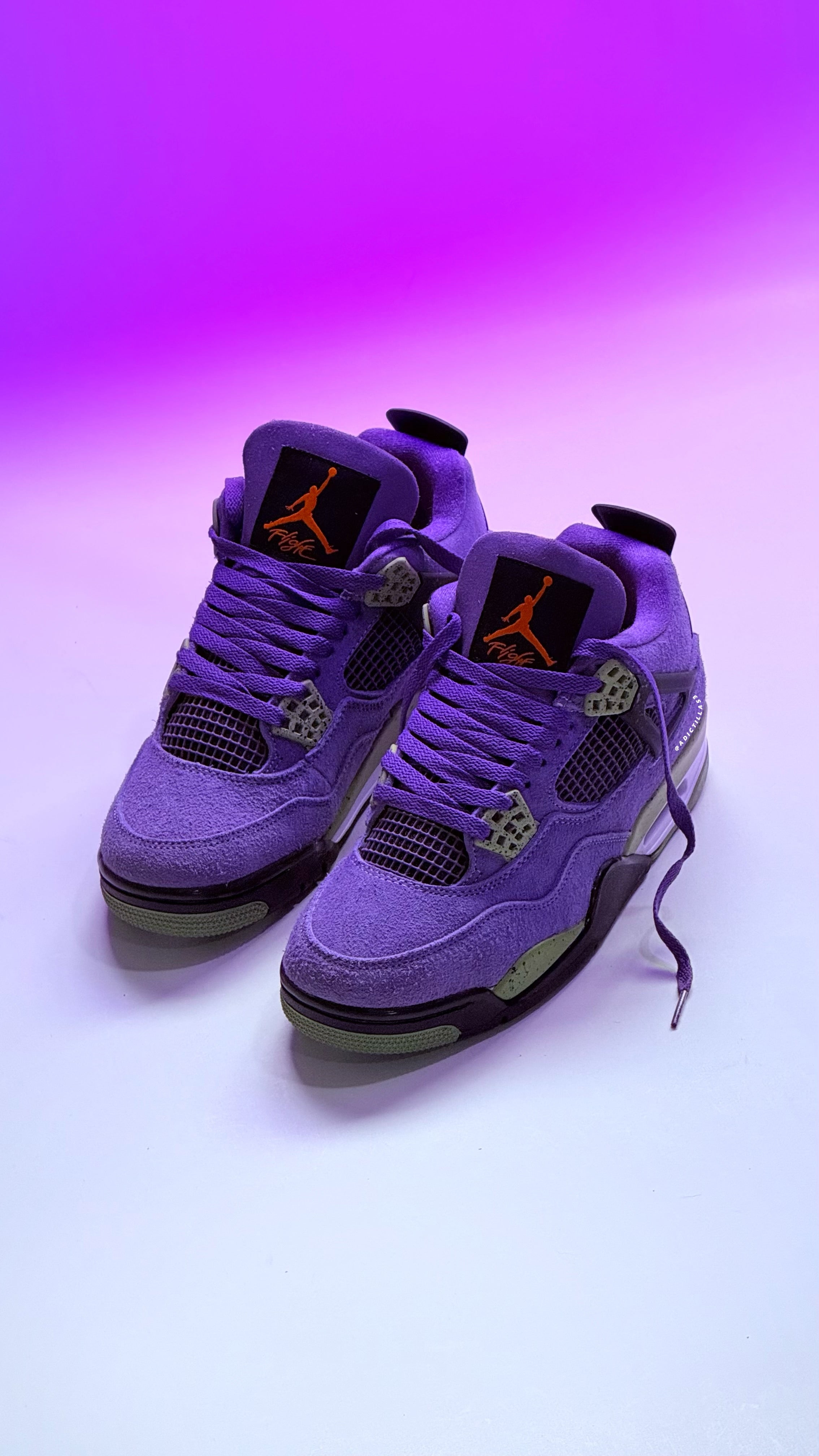 Air Jordan 4 Retro “ Canyon Purple “