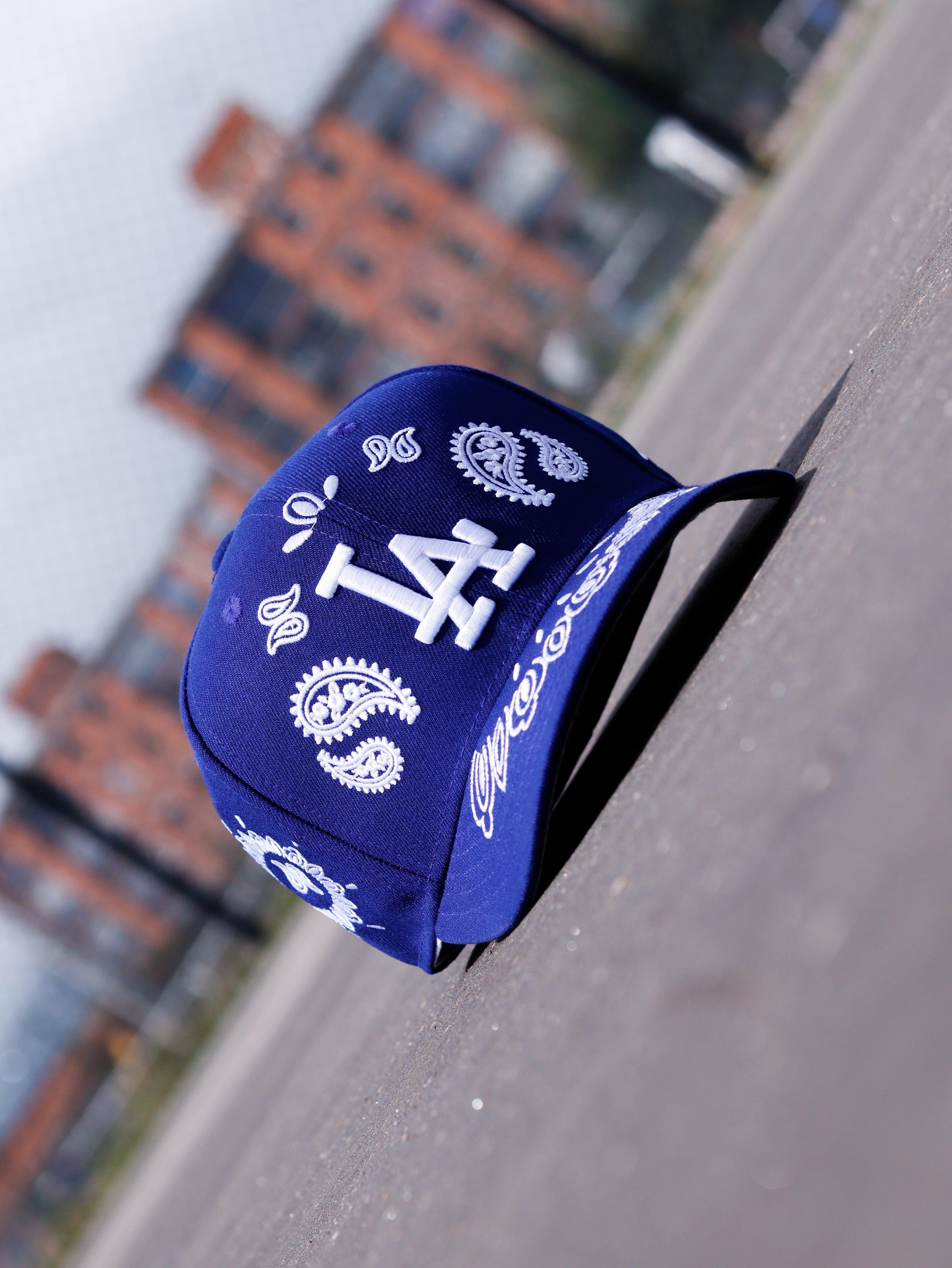 Gorra Los Angeles Dodgers MLB Paisley 59FIFTY Cerrada Azul New Era
