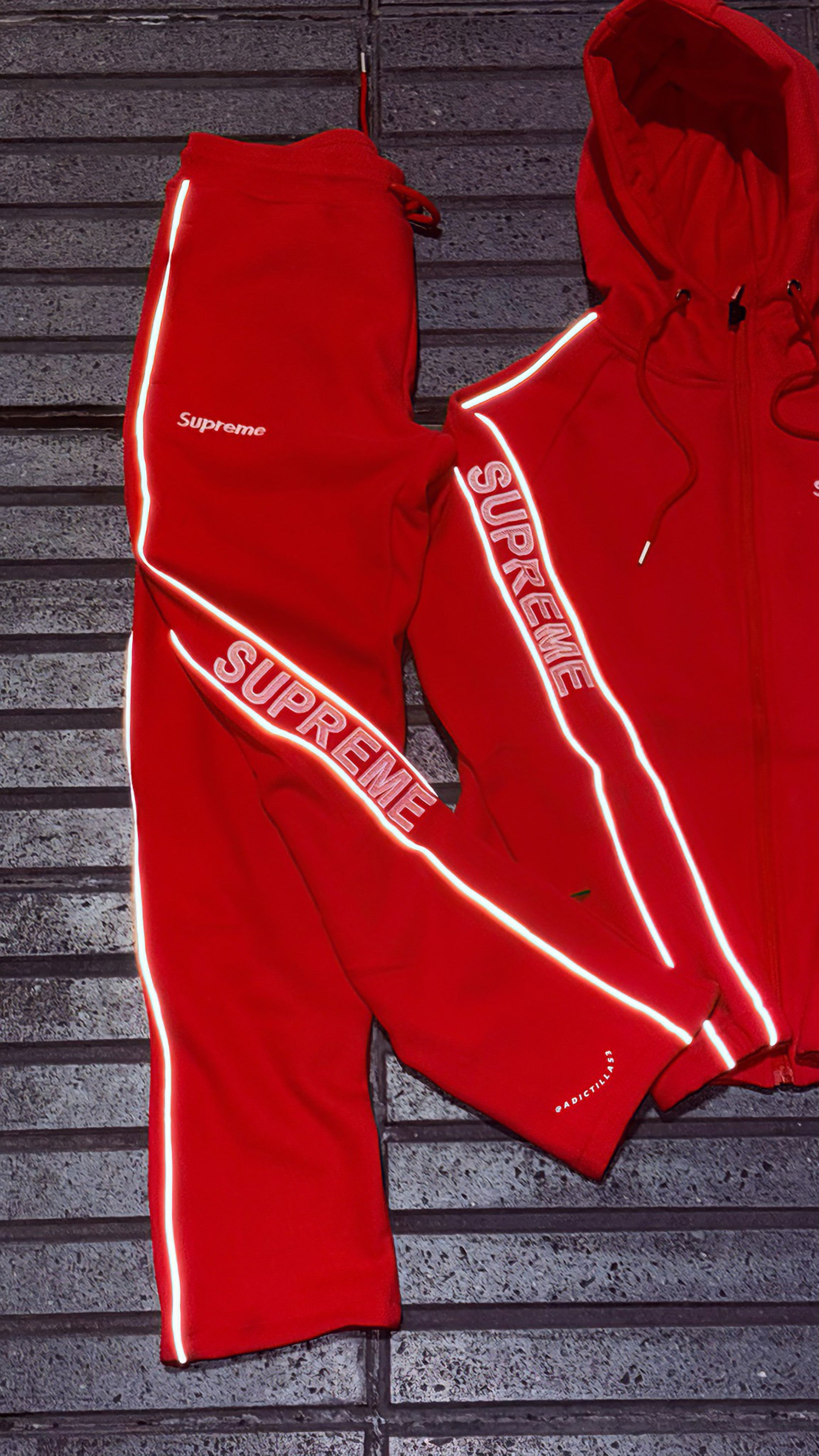 Sudadera Supreme Reflective