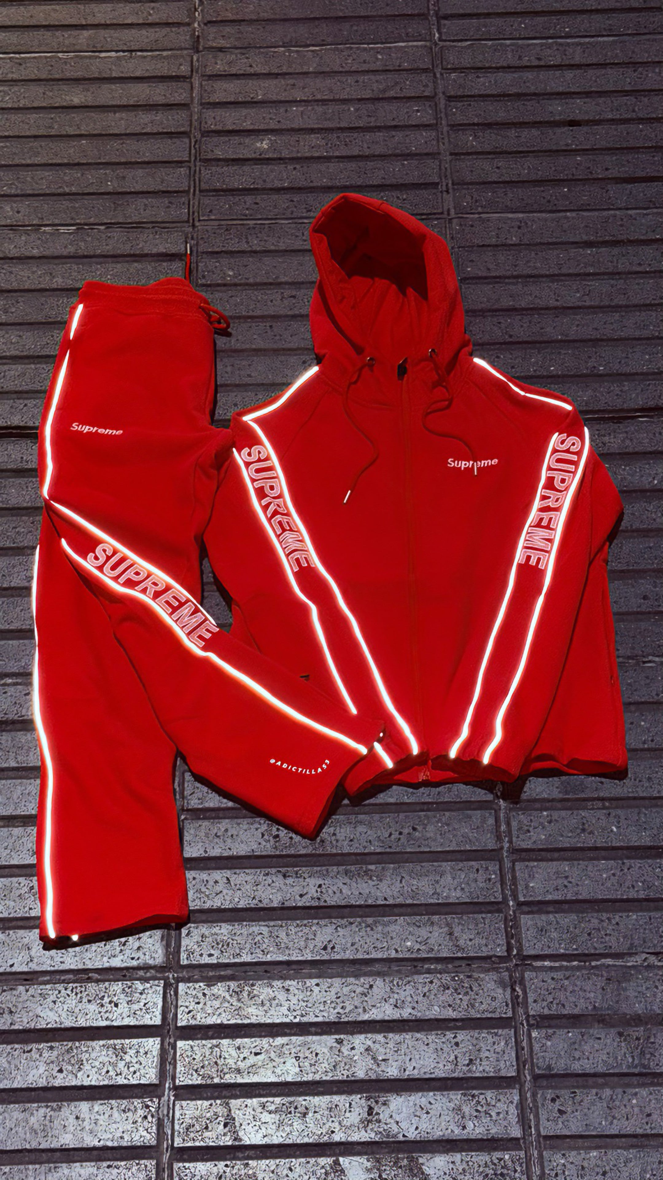 Sudadera Supreme Reflective