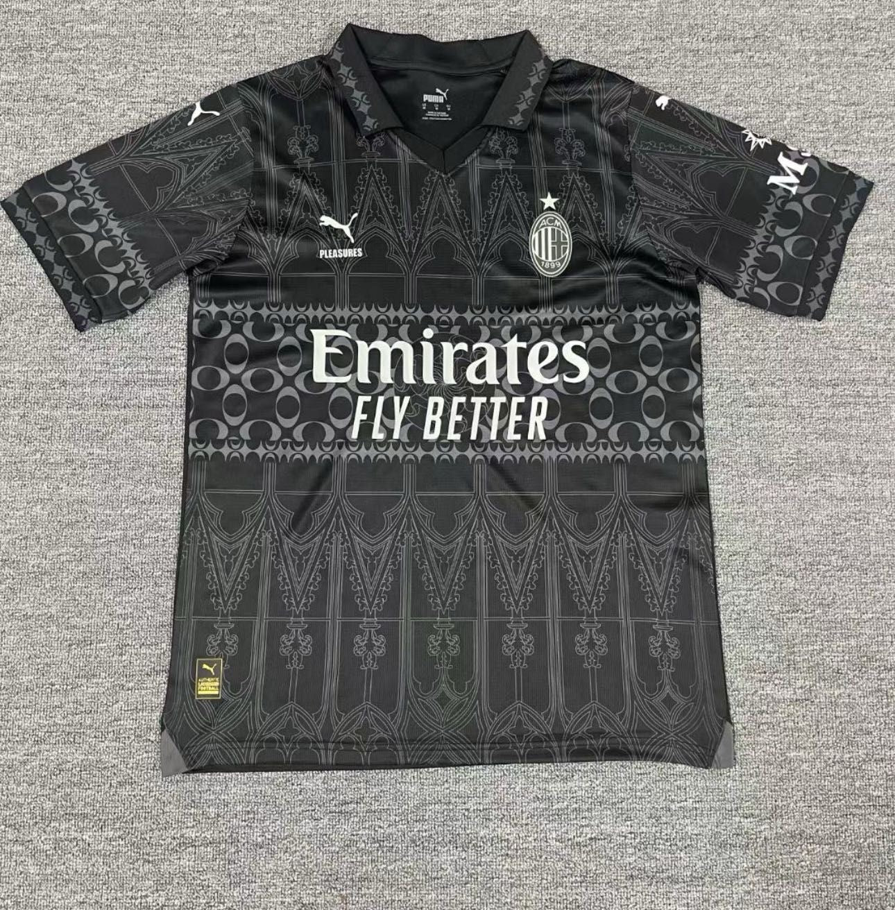 Camiseta Ac Milán “ Pleasures “ 23/24 Negra