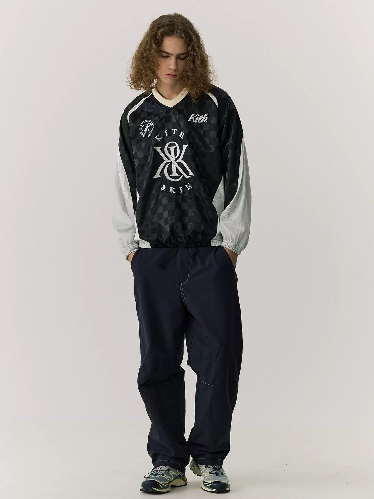 Jersey Kith Checkered Satin Dayton