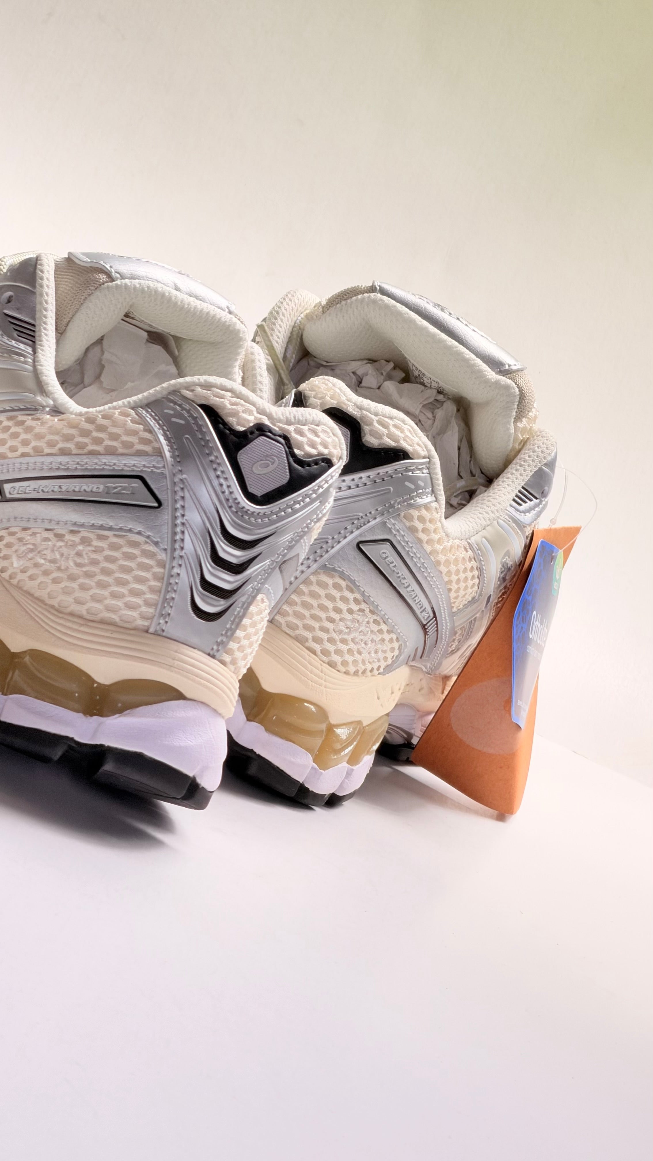 ASICS
GEL-KAYANO 12.1 Cream/Pure Aqua x Ronnie Fieg