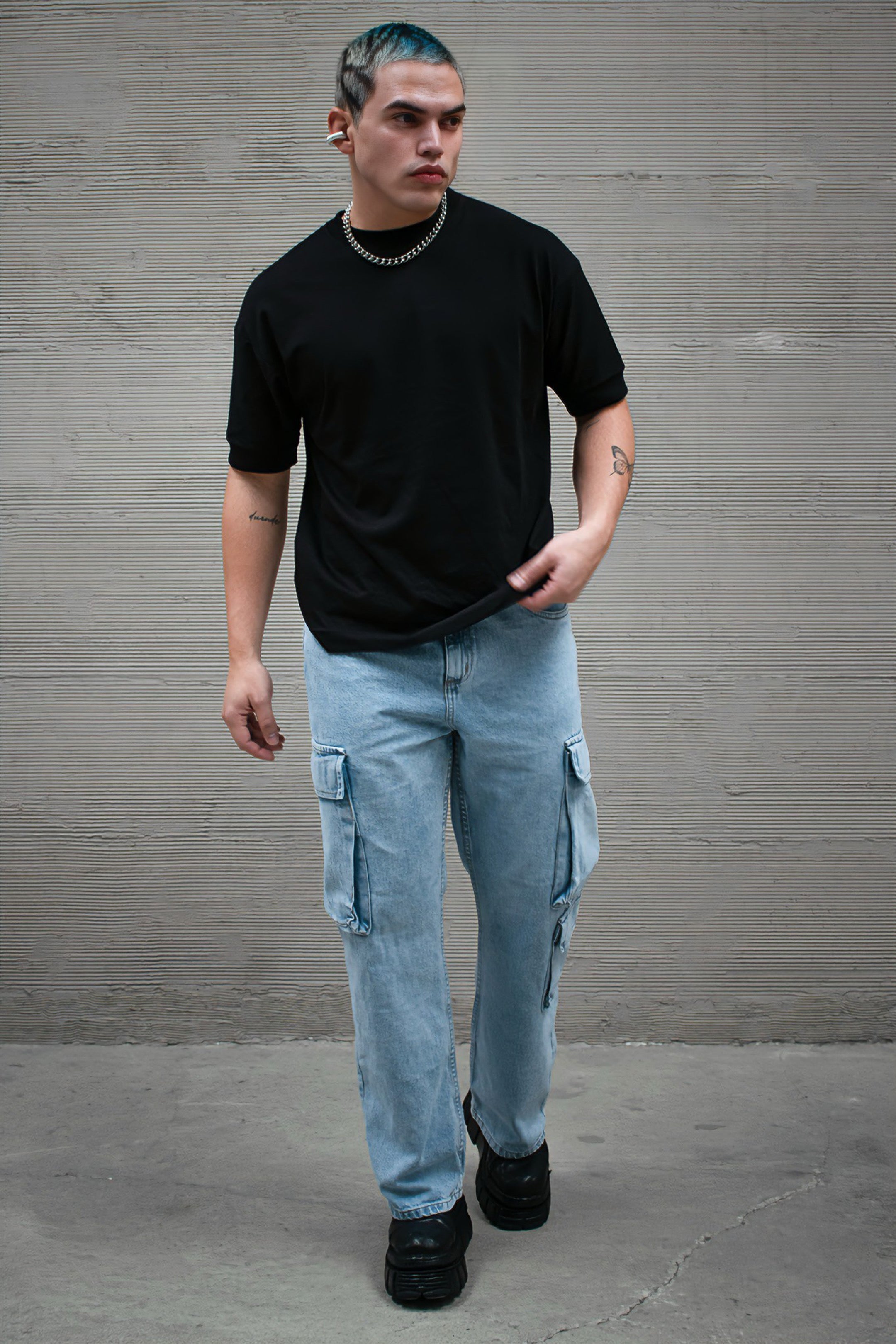 Jeans Cargo Ice Stone