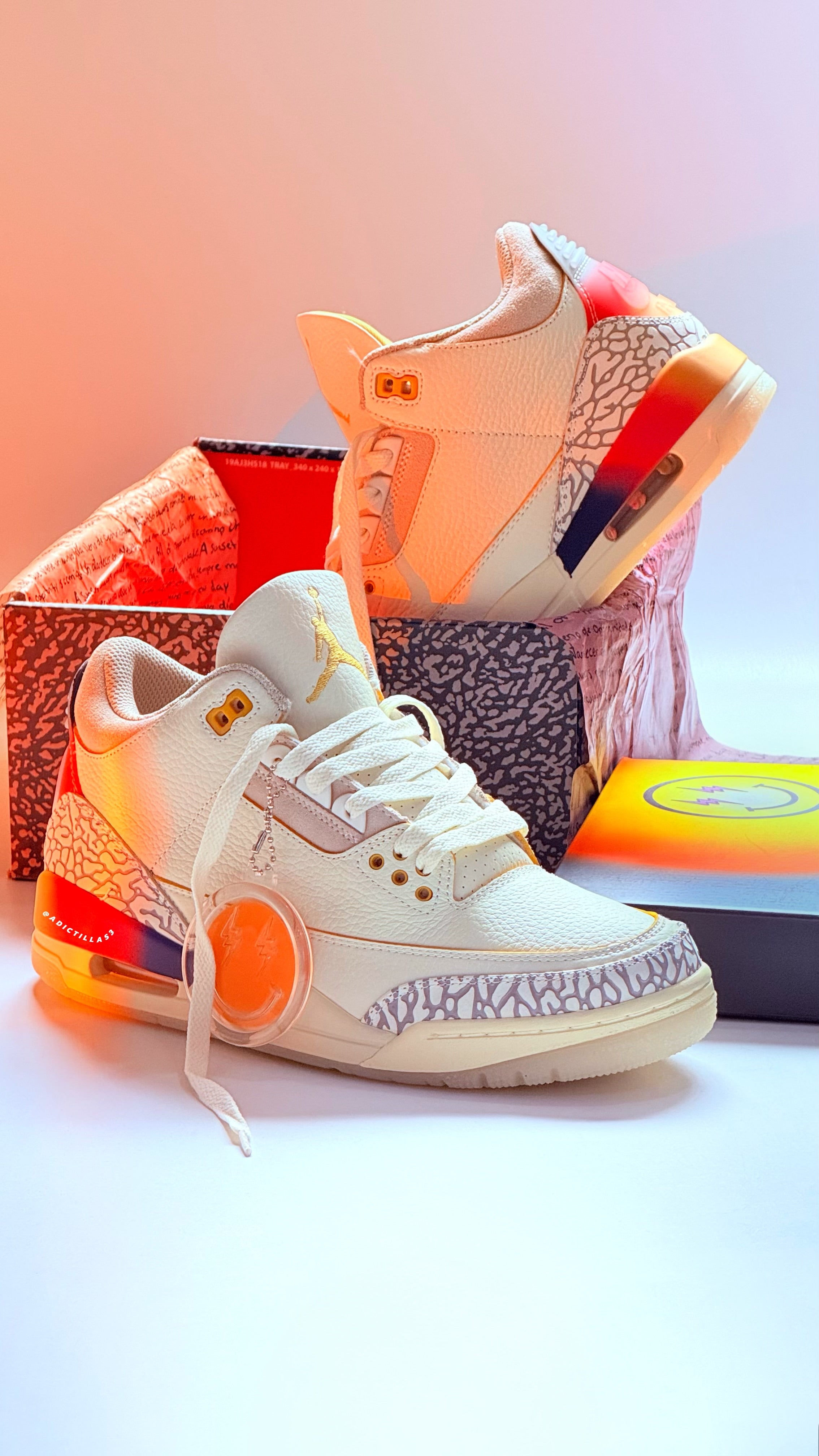 Air Jordan 3 x J Balvin    “ Medellín Sunset “