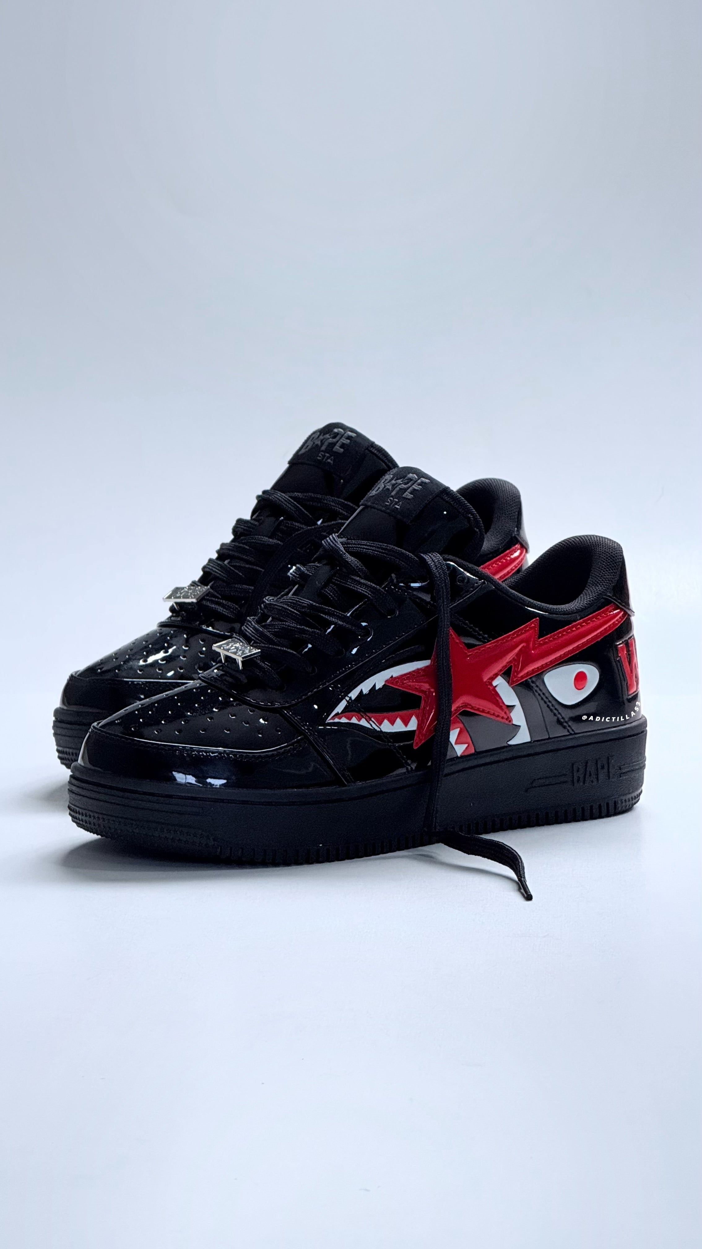 A Bathing Ape BAPE Sta Low Shark black