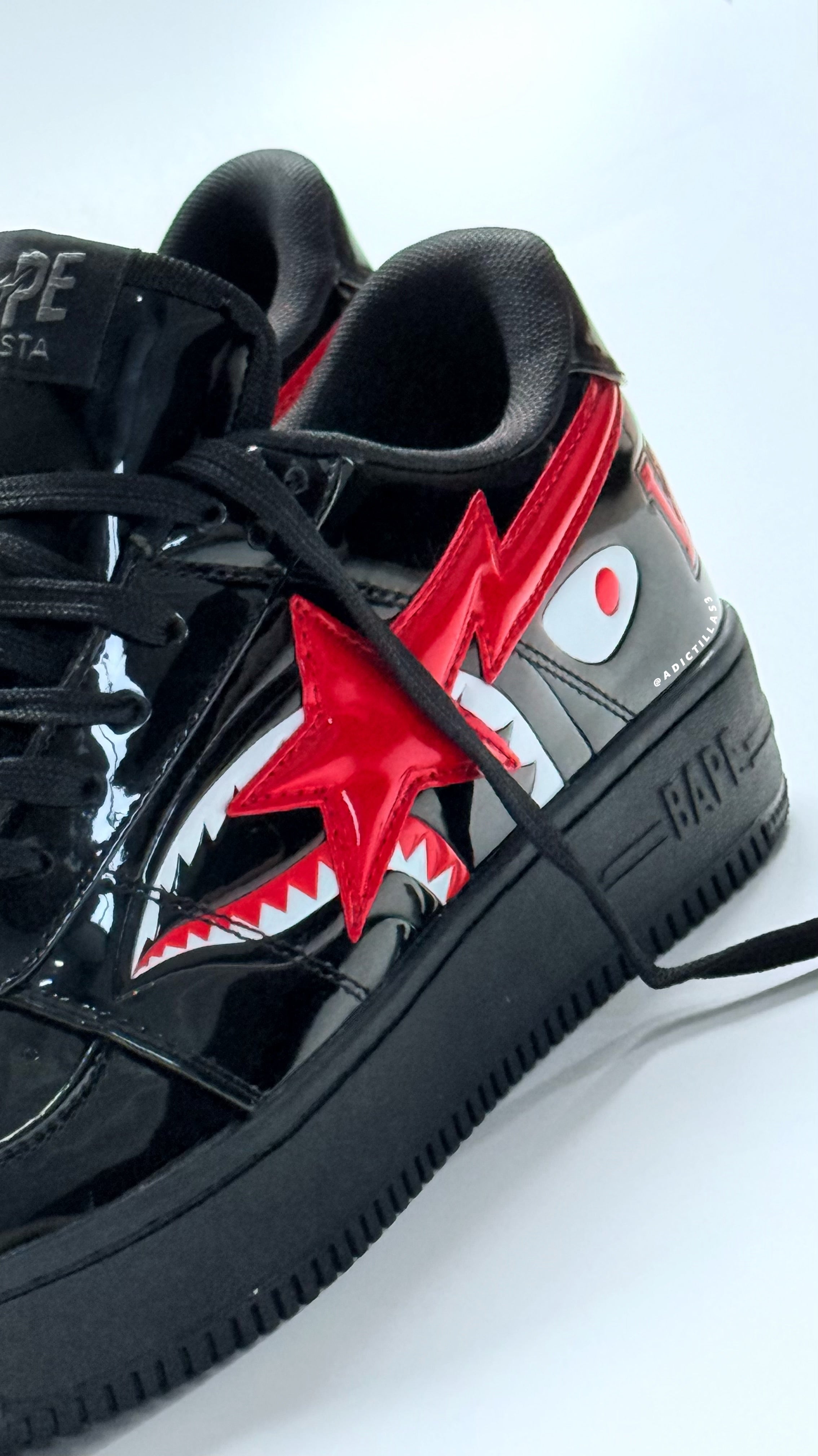 A Bathing Ape BAPE Sta Low Shark black