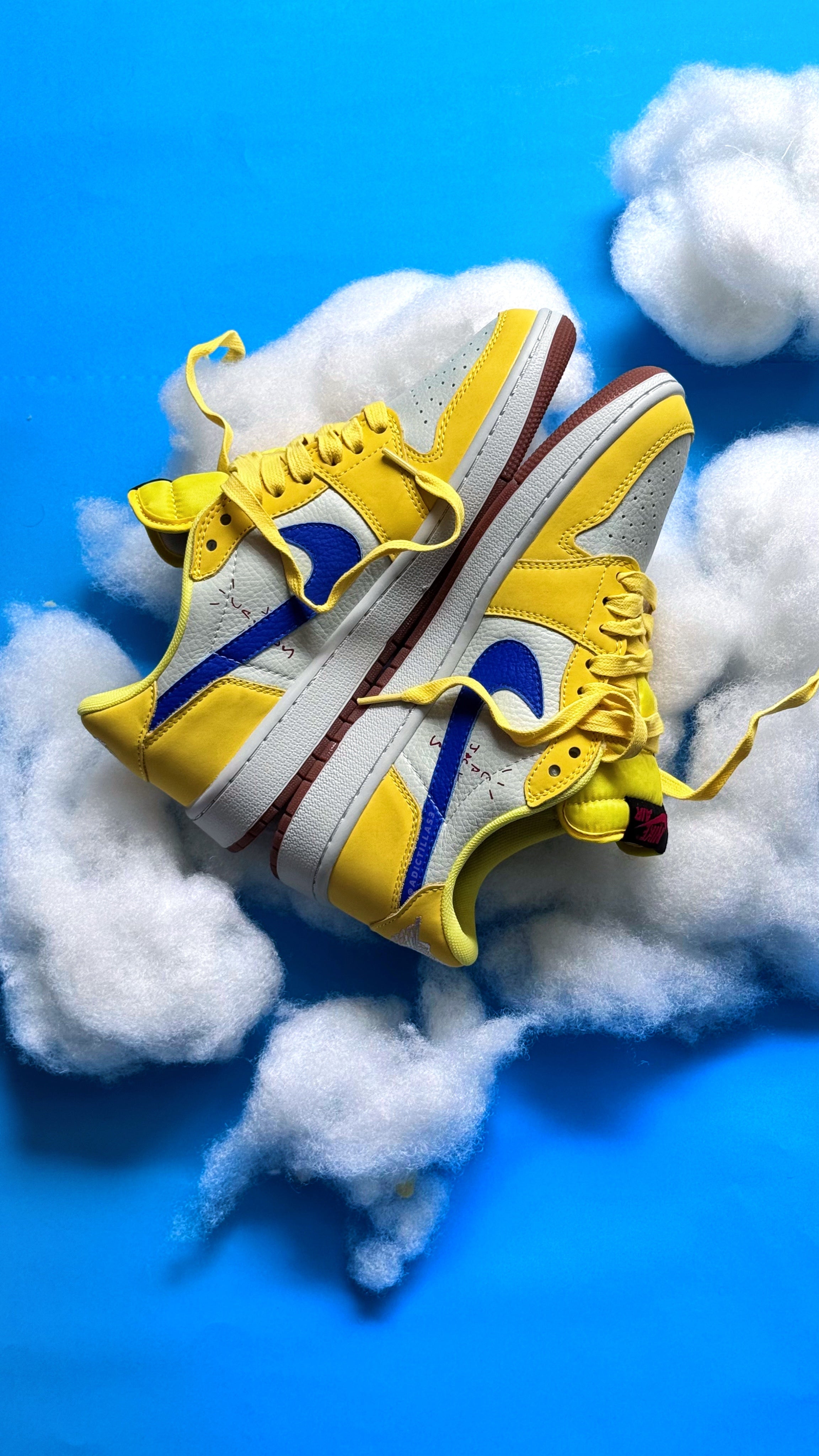 Jordan 1 Retro Low «Travis Scott Canary»